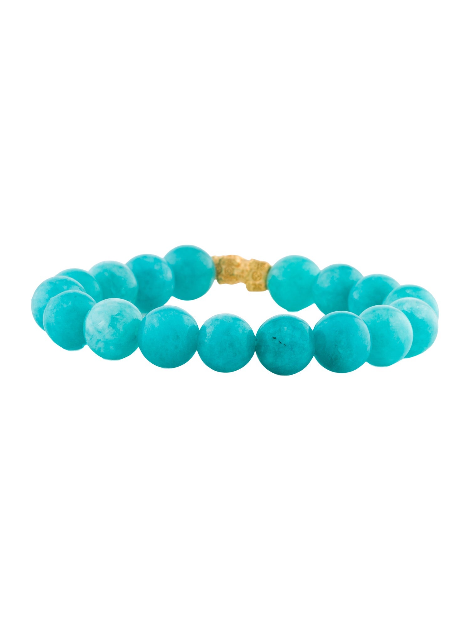 Bracelet 24K Dyed Quartzite Bead Bracelet
