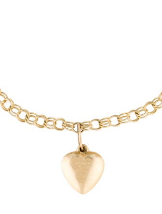 Bracelet 14K Heart Charm Bracelet