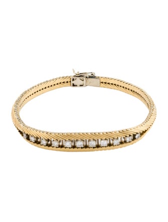 Bracelet 18K Diamond Link Bracelet