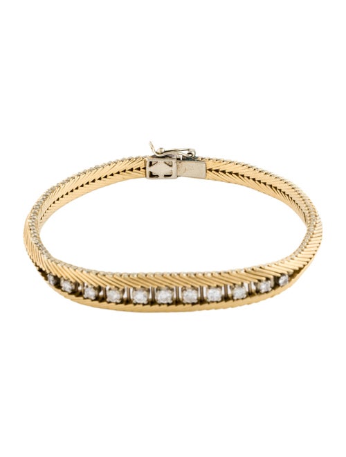 Bracelet 18K Diamond Link Bracelet