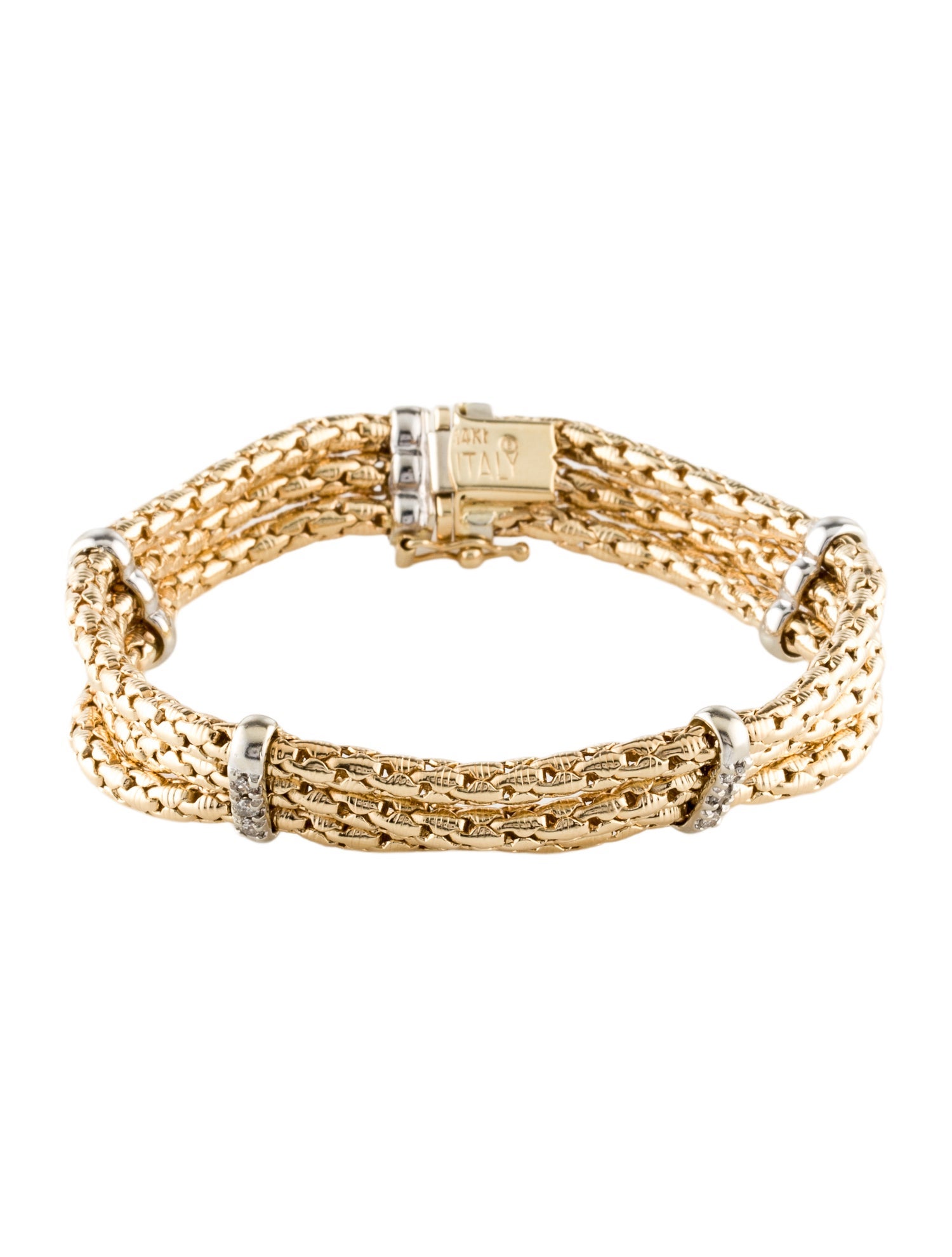 Bracelet 14K Diamond Link
