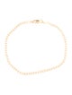 Bracelet 14K Flat Curb Link Chain Bracelet
