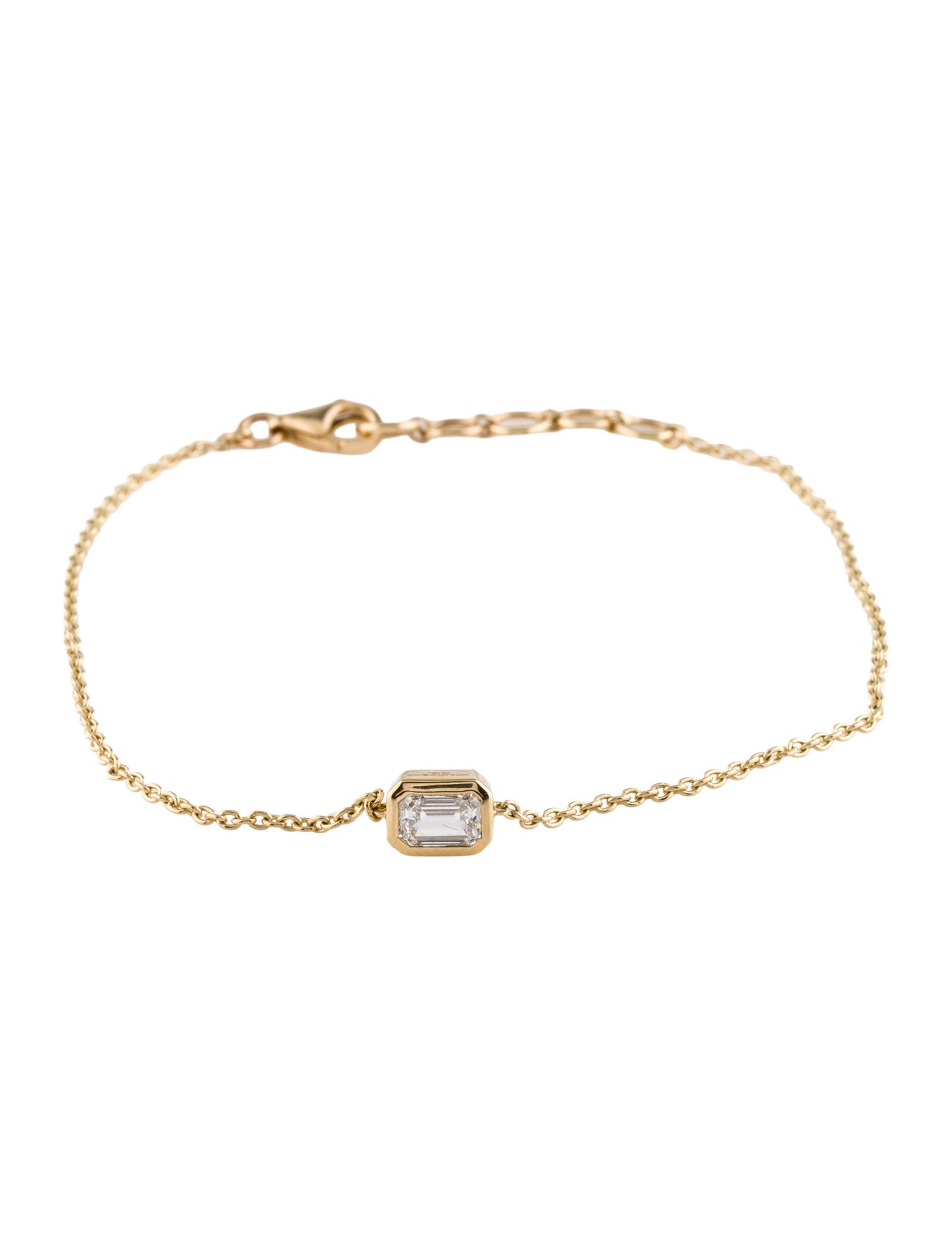 Bracelet 14K Diamond Single Station Bracelet