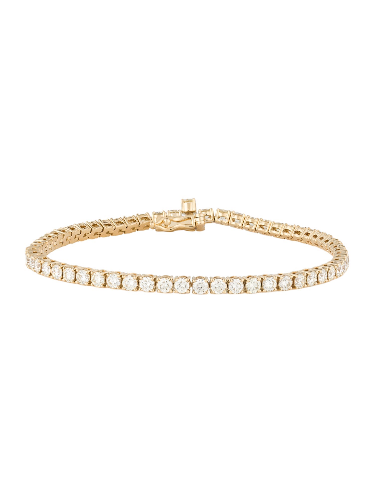 Bracelet 18K 5.68ctw Diamond Tennis