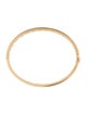Bracelet 14K Diamond Hinged Bangle
