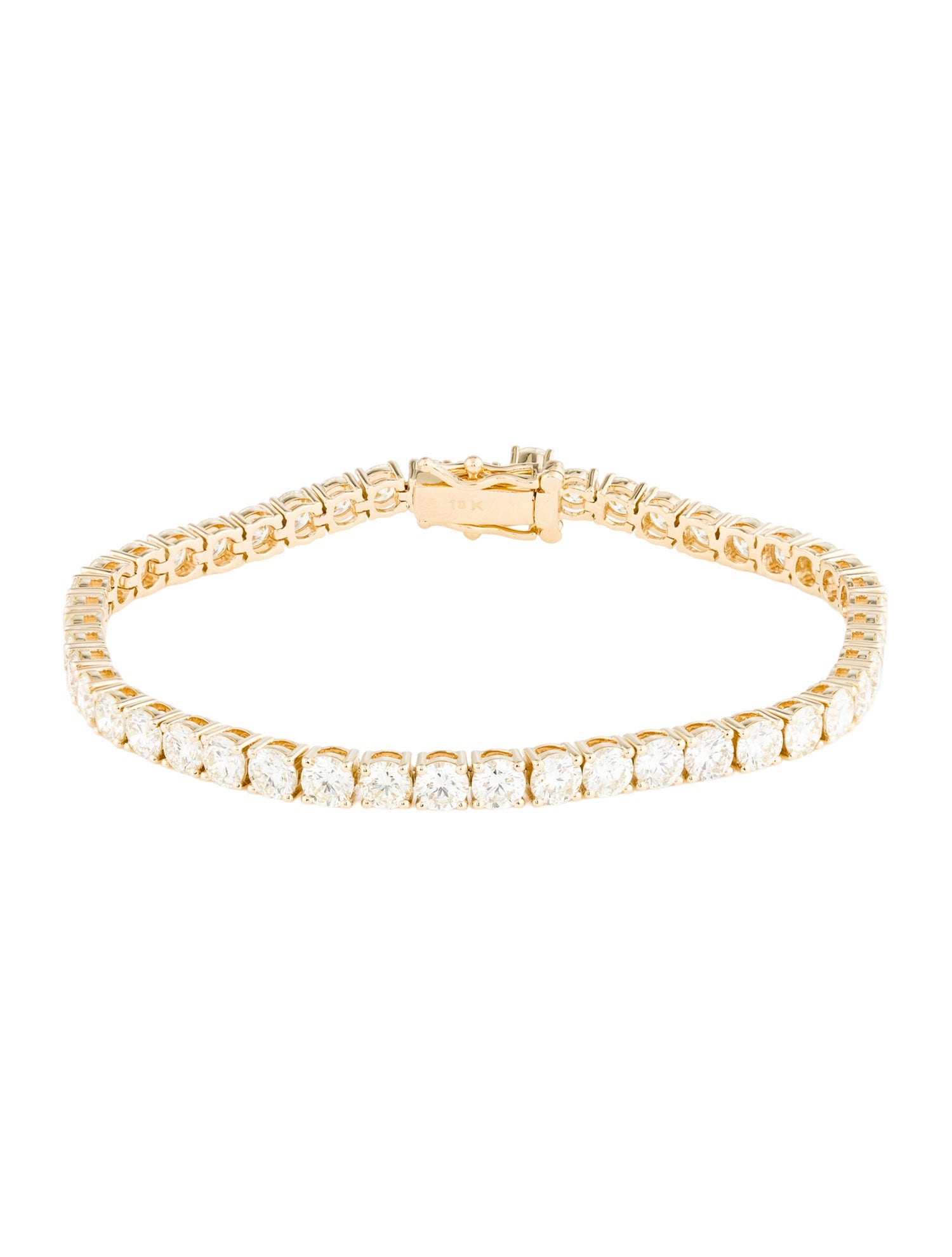 Bracelet 18K 10.40ctw Diamond Tennis