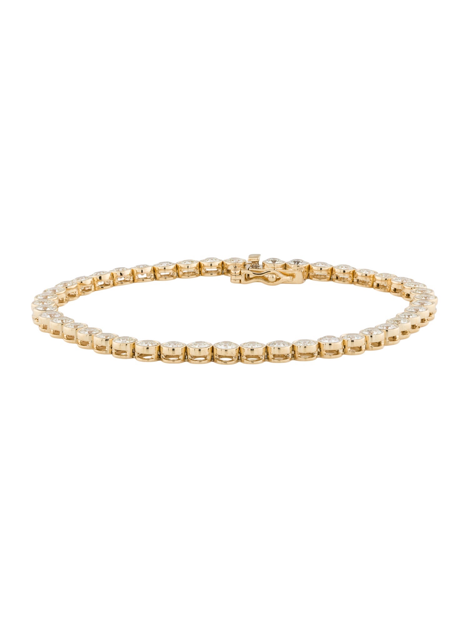 Bracelet 18K 5.39ctw Diamond Tennis Bracelet