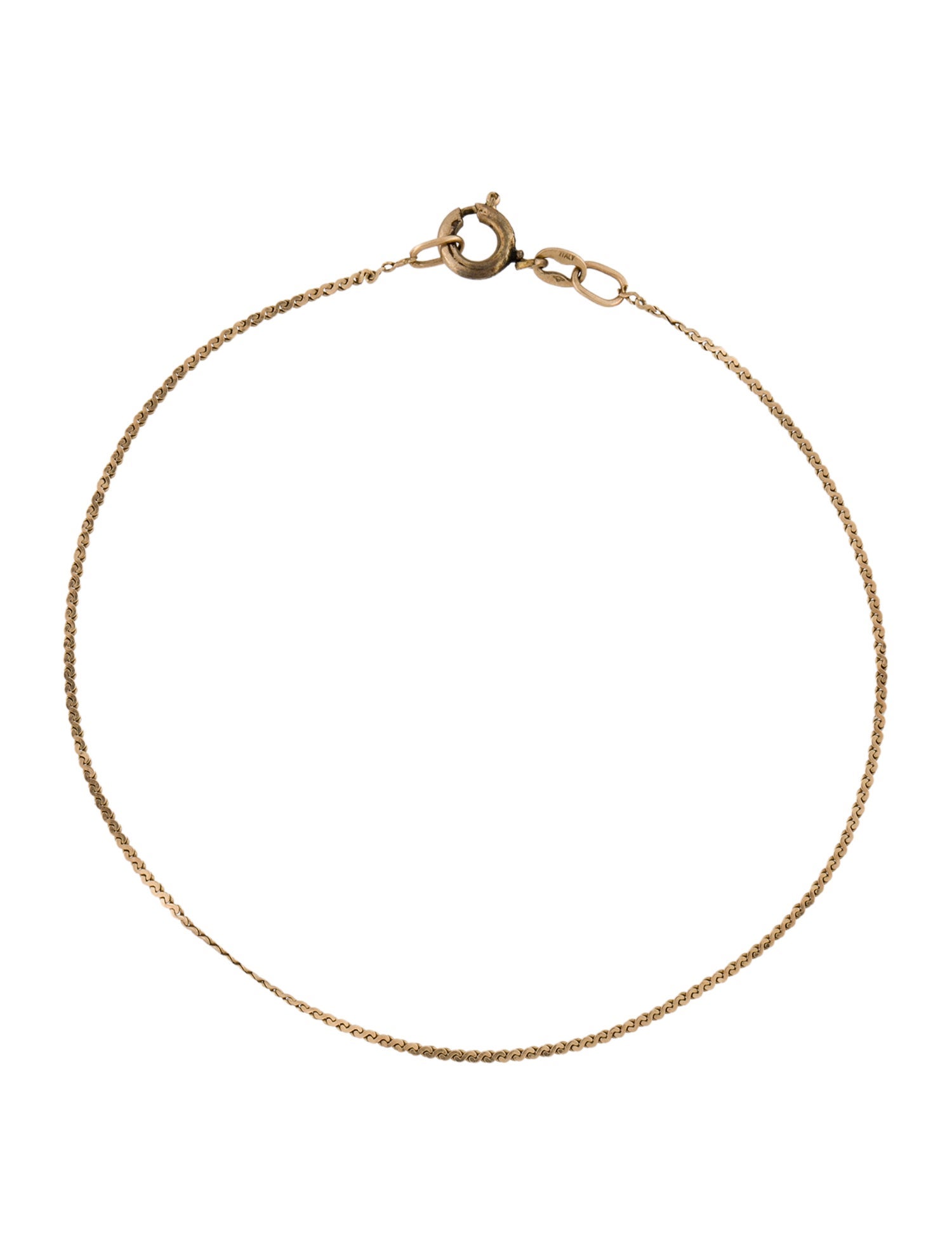 Bracelet 14K Snake Chain