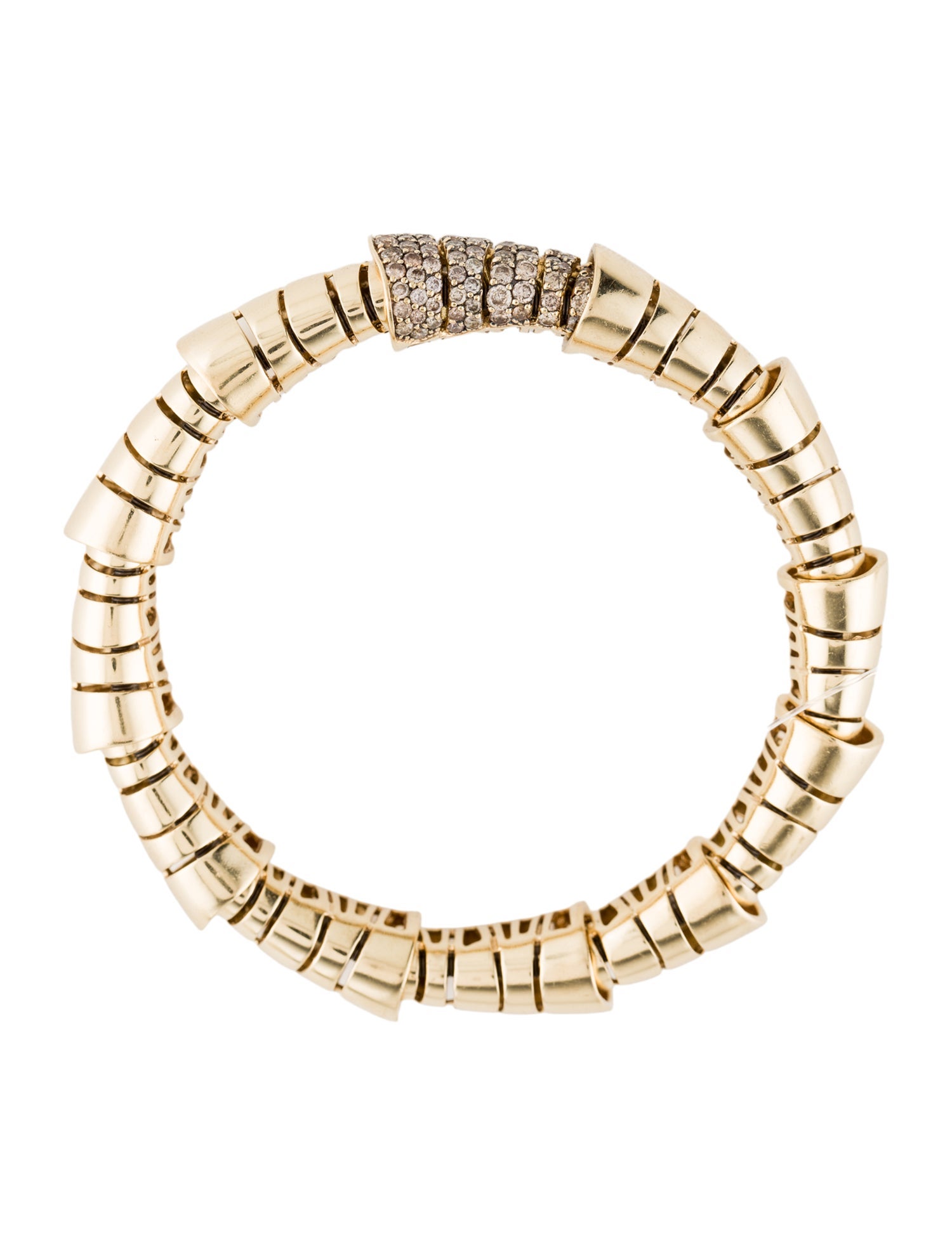 Bracelet 18K 1.63ctw Diamond Stretch Bangle