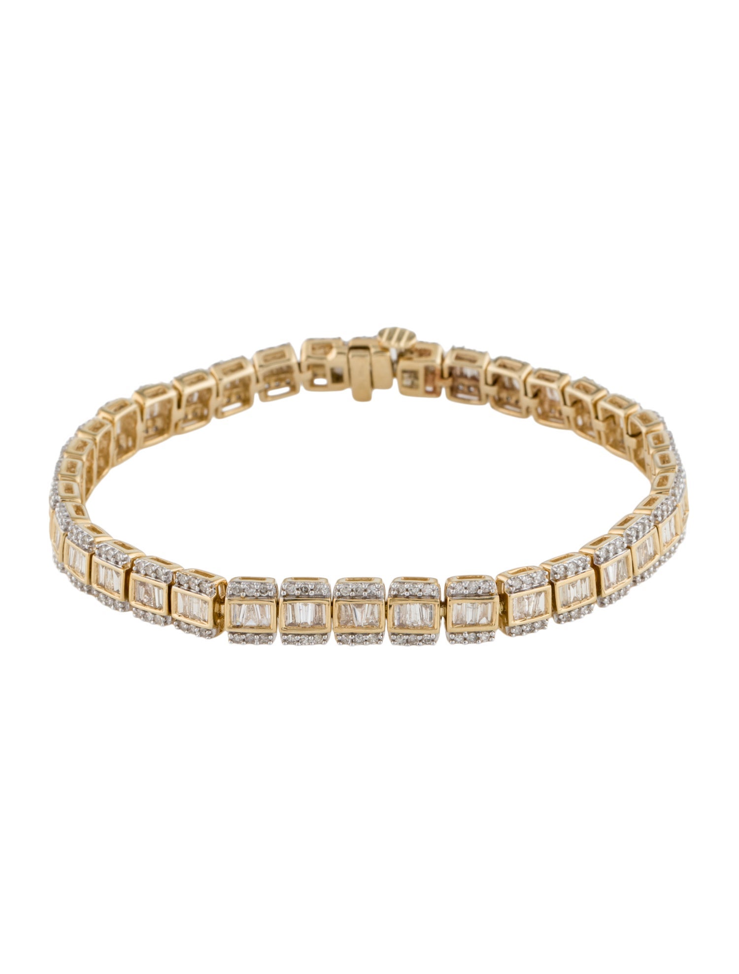 Bracelet 14K 4.31ctw Diamond Link Bracelet