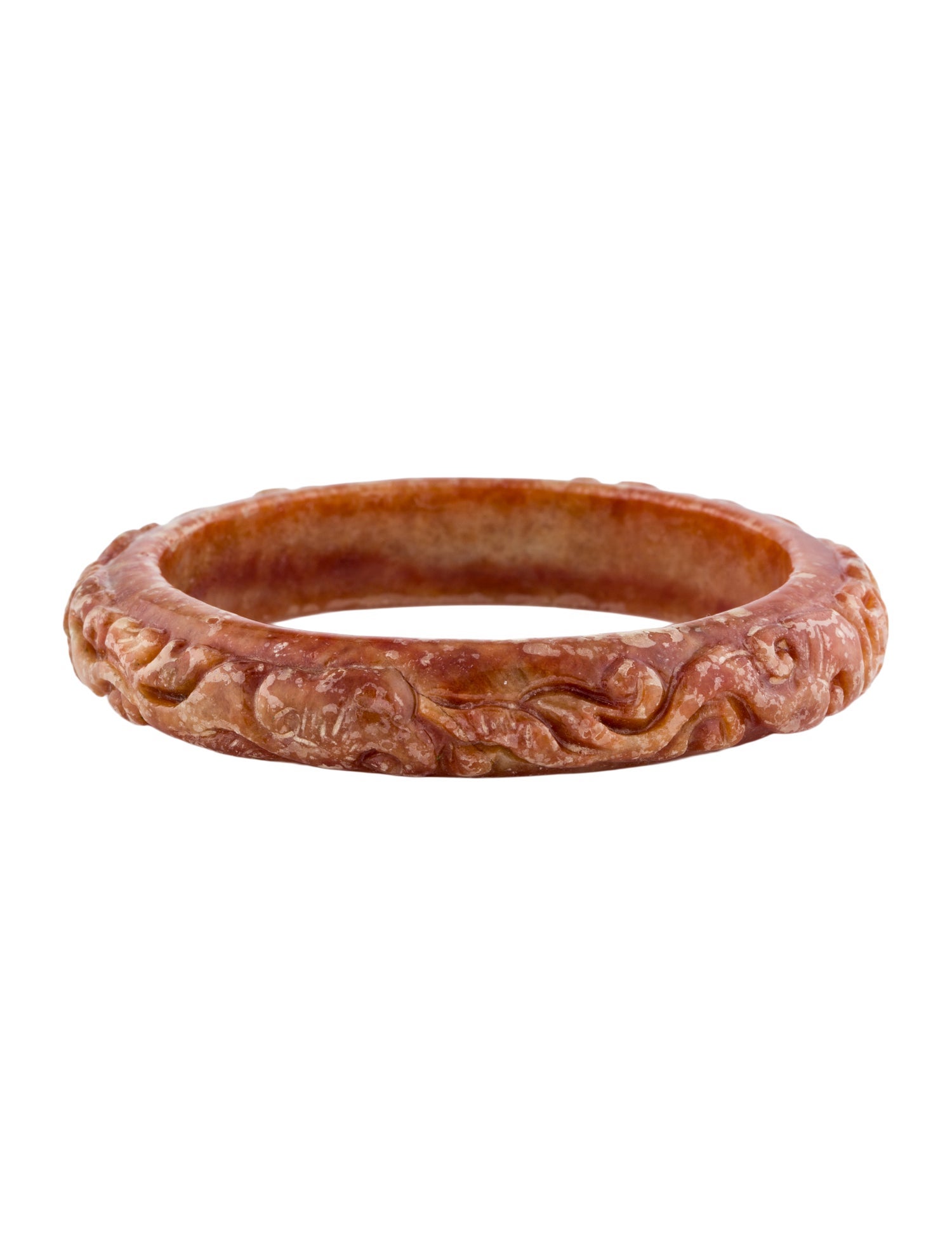 Bracelet Jadeite Carved Bangle Bracelet