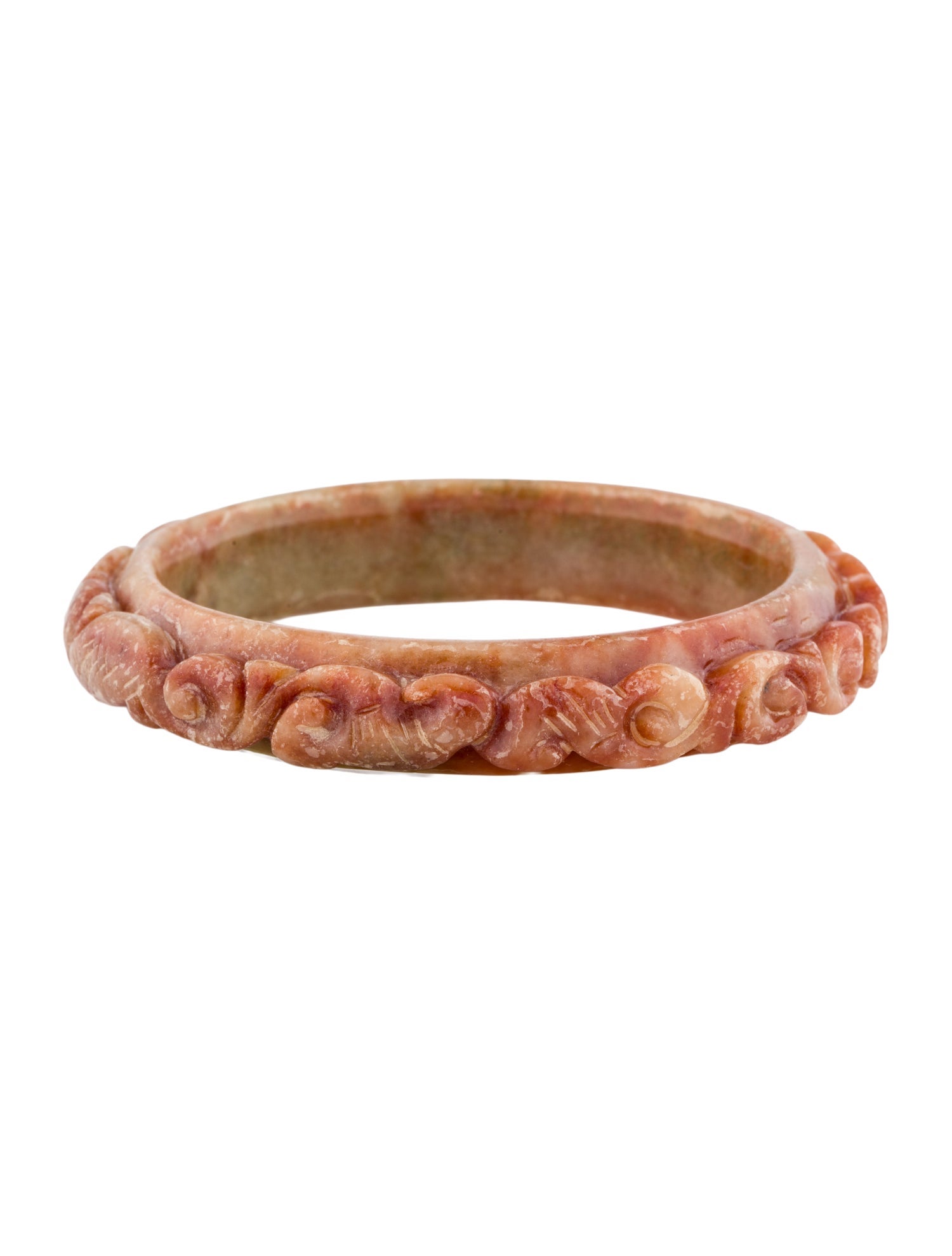Bracelet Jadeite Carved Bangle Bracelet