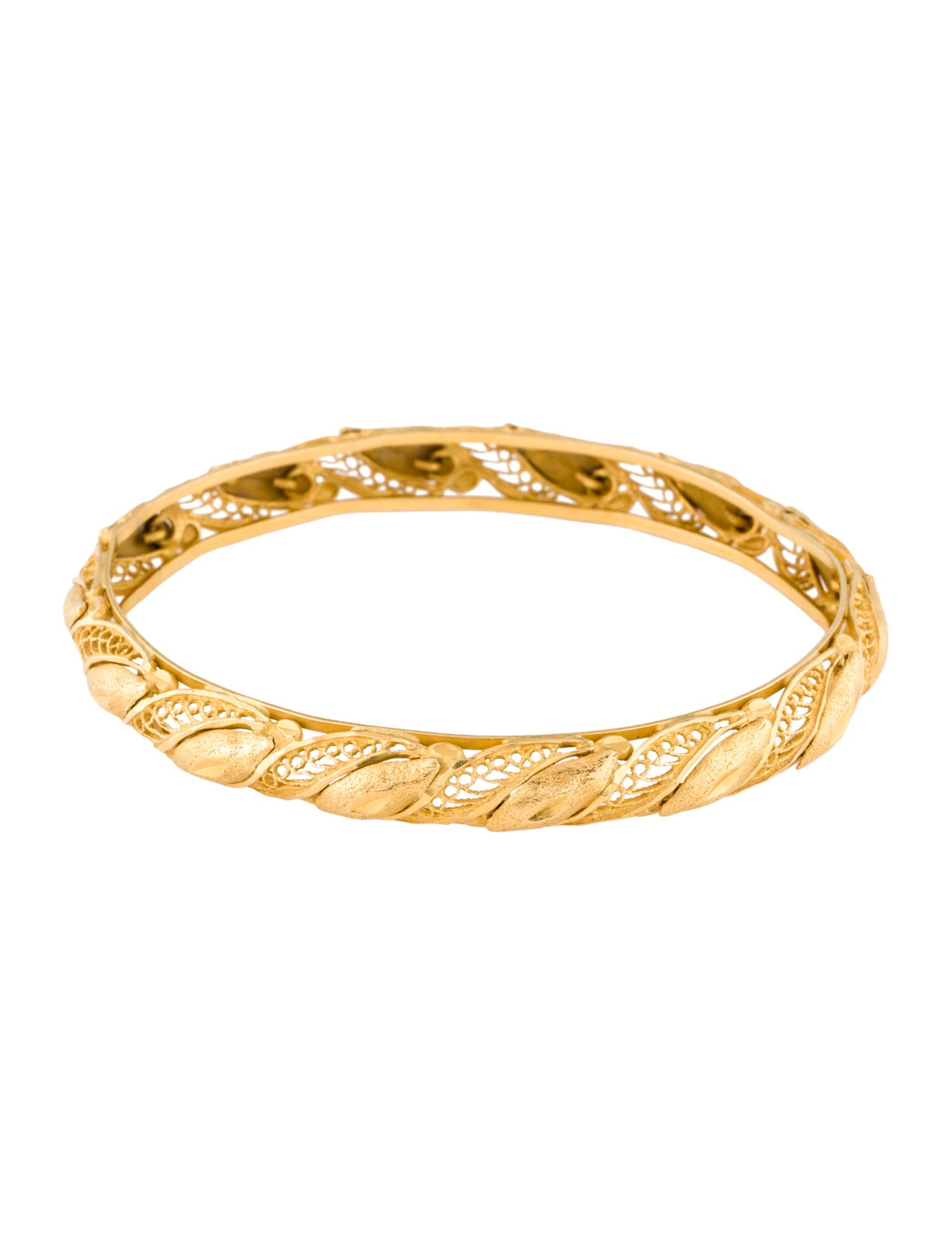 Bracelet 22K Filigree Bangle