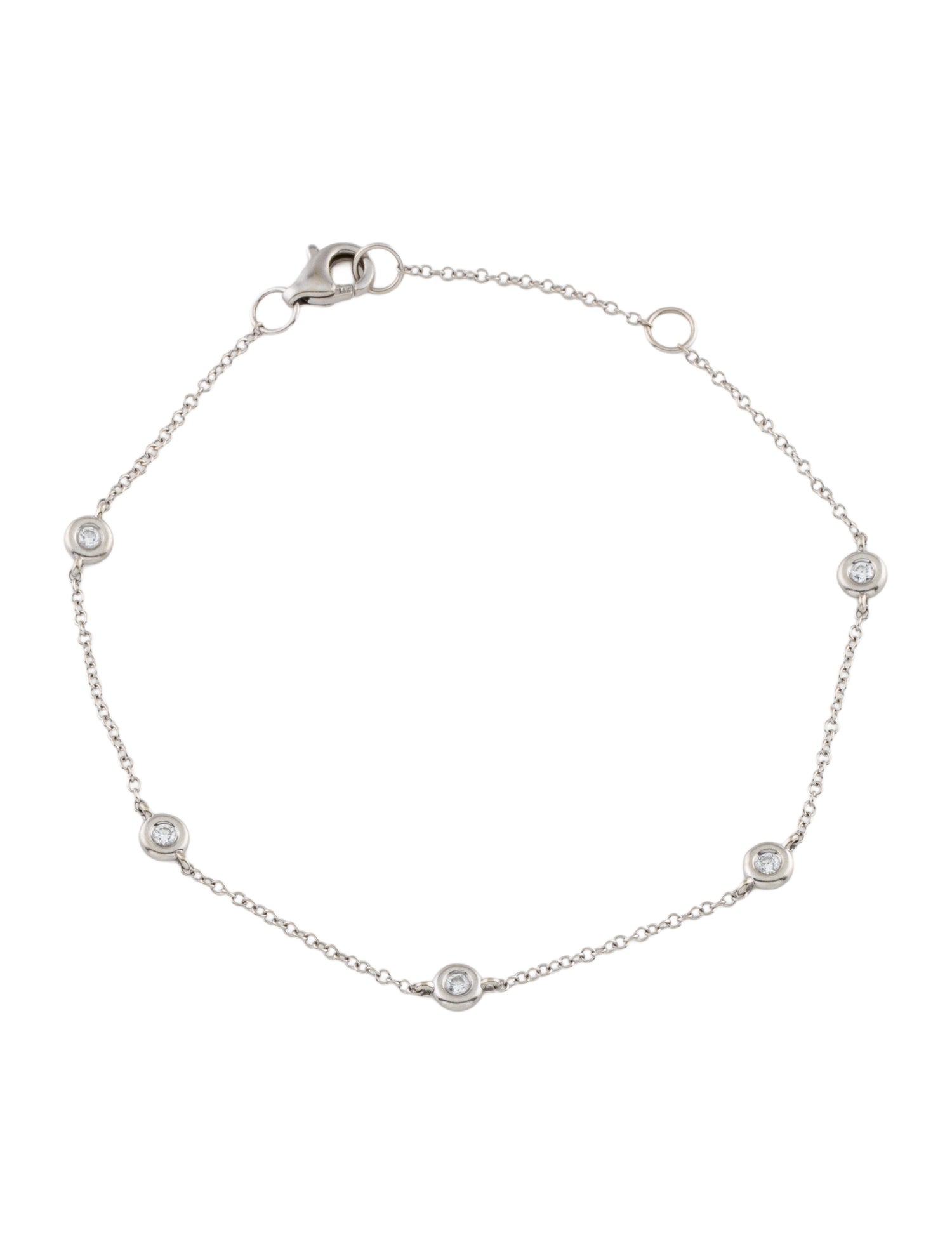 Bracelet 14K Diamond Station