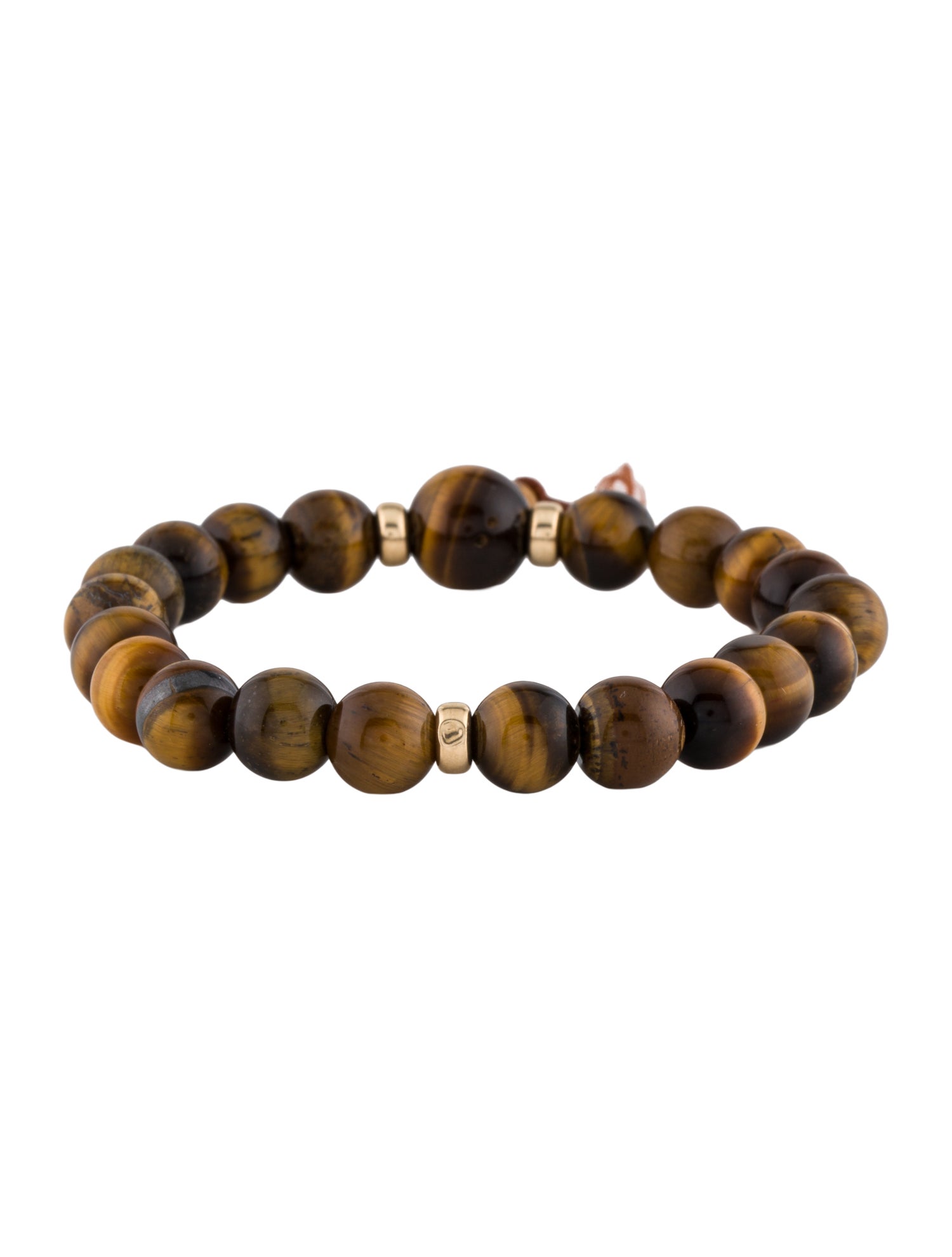 Bracelet 14K Tiger's Eye Quartz Bead