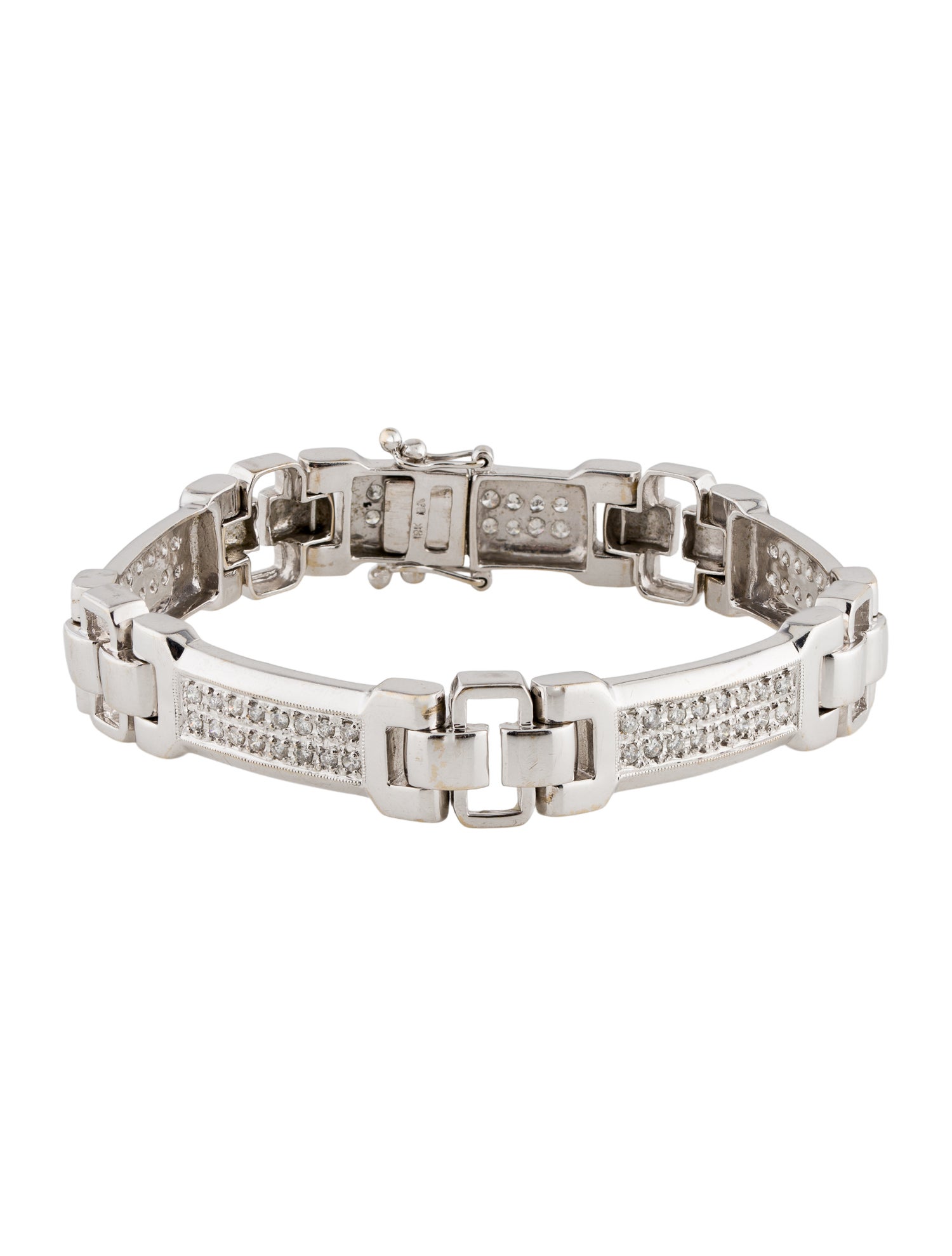 Bracelet 18K 1.95ctw Diamond Link