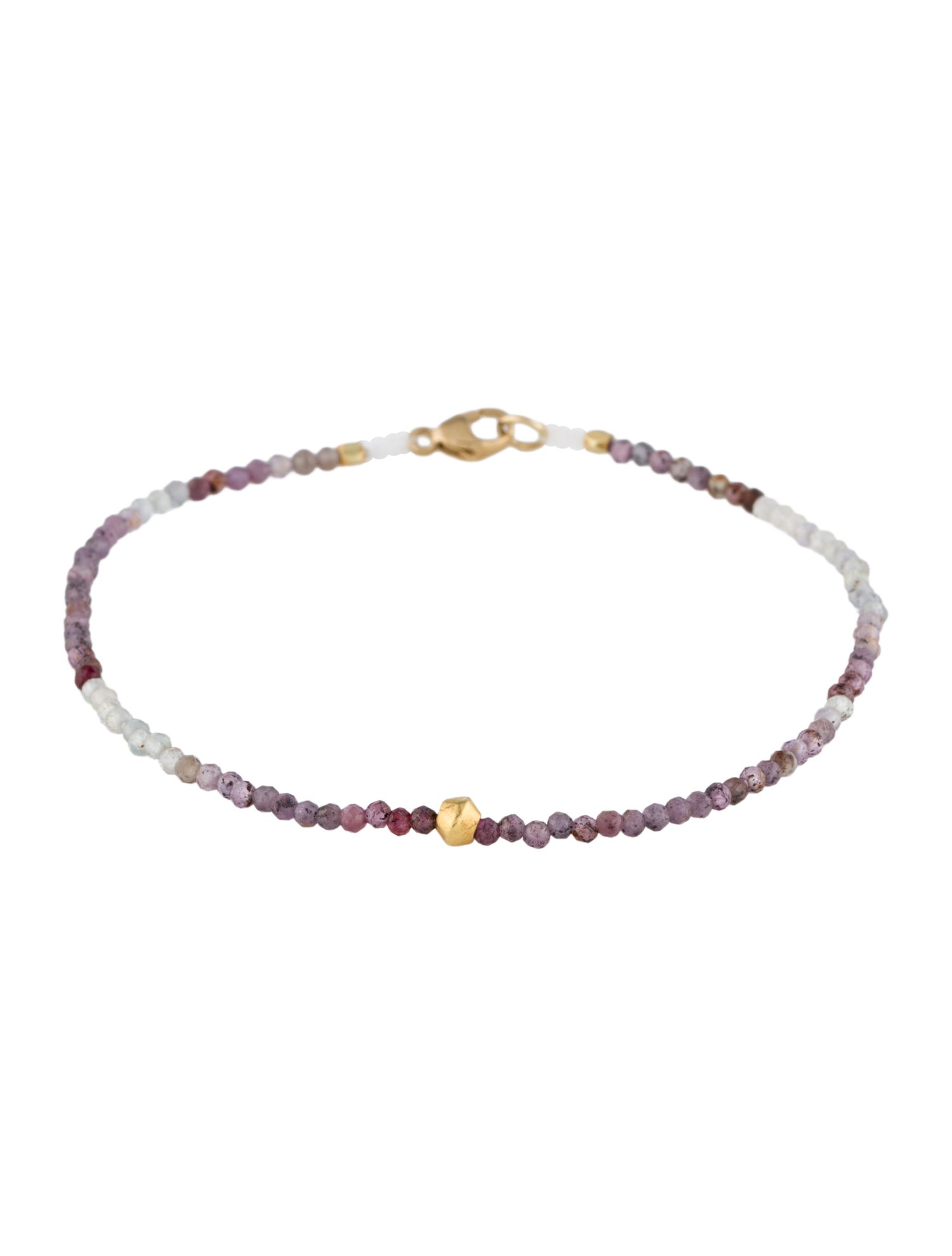 Bracelet Ruby & Sapphire Bead Station