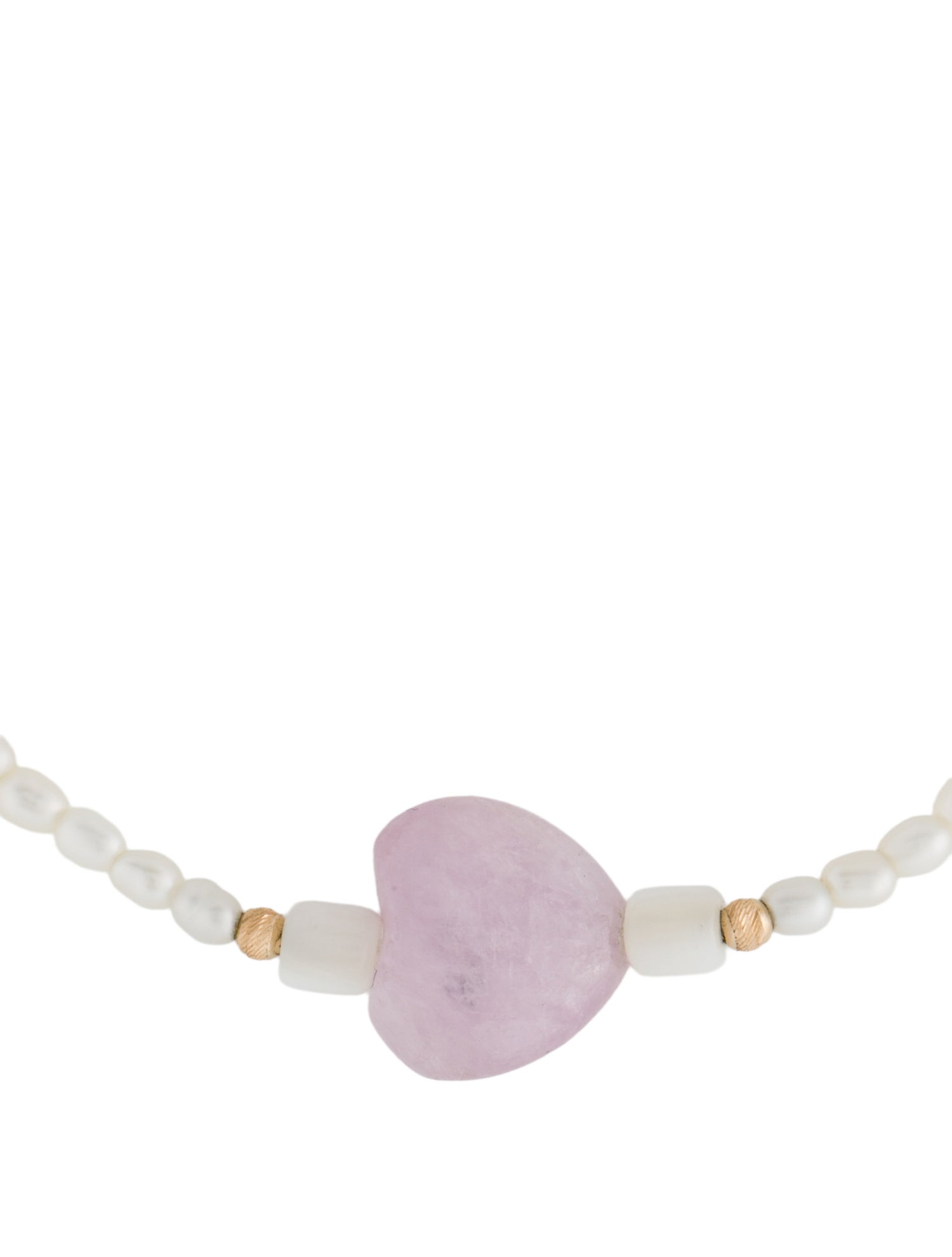 Bracelet 14K Pearl & Kunzite Bead Station