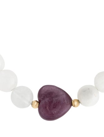 Bracelet 14K Moonstone Labradorite & Kunzite Bead Bracelet