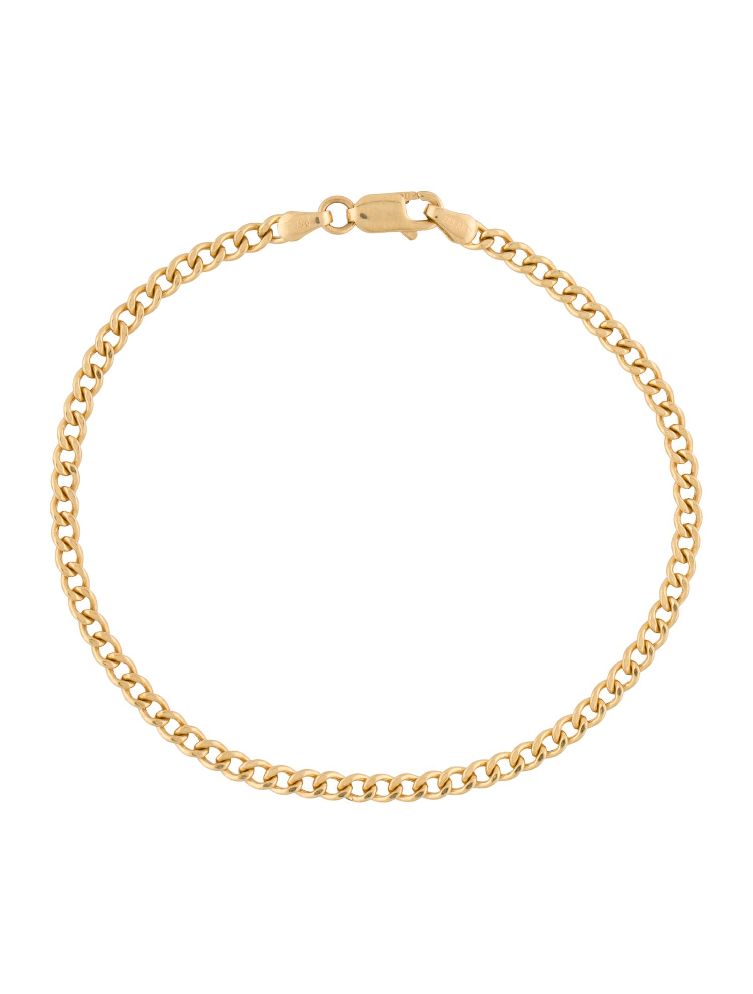 Bracelet 18K Curb Chain Link