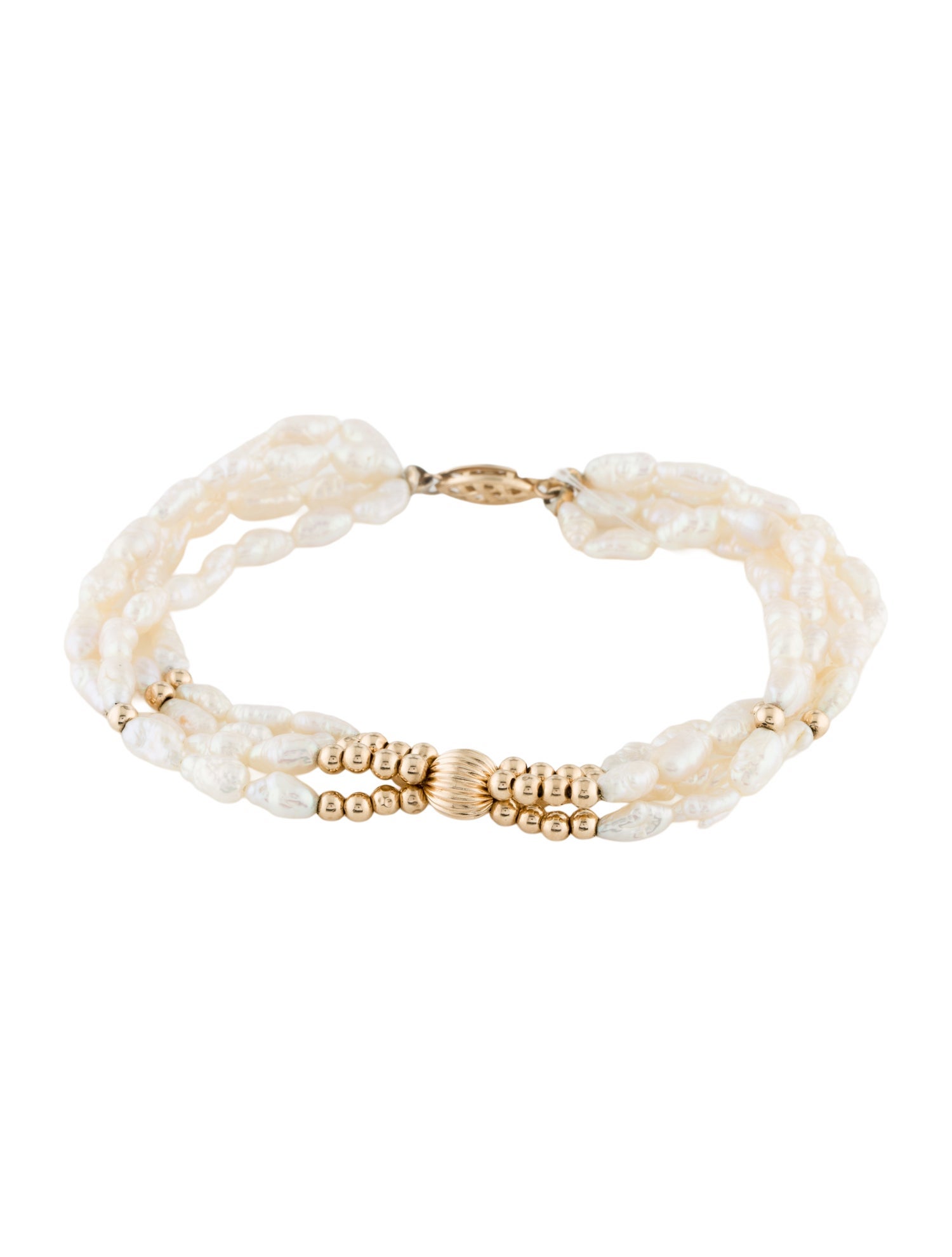 Bracelet 14K Pearl Multi-Strand