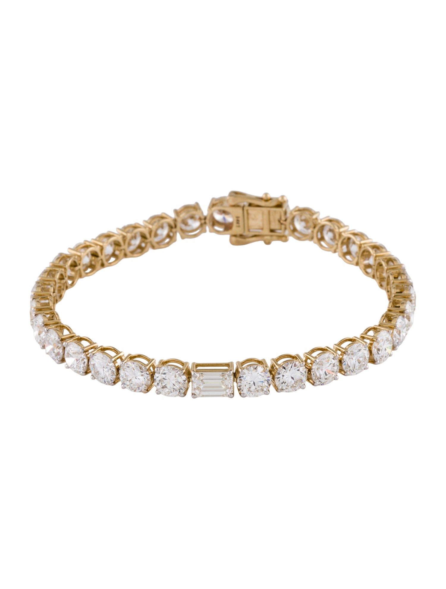 Bracelet 14K 16.38ctw Lab-Grown Diamond Tennis