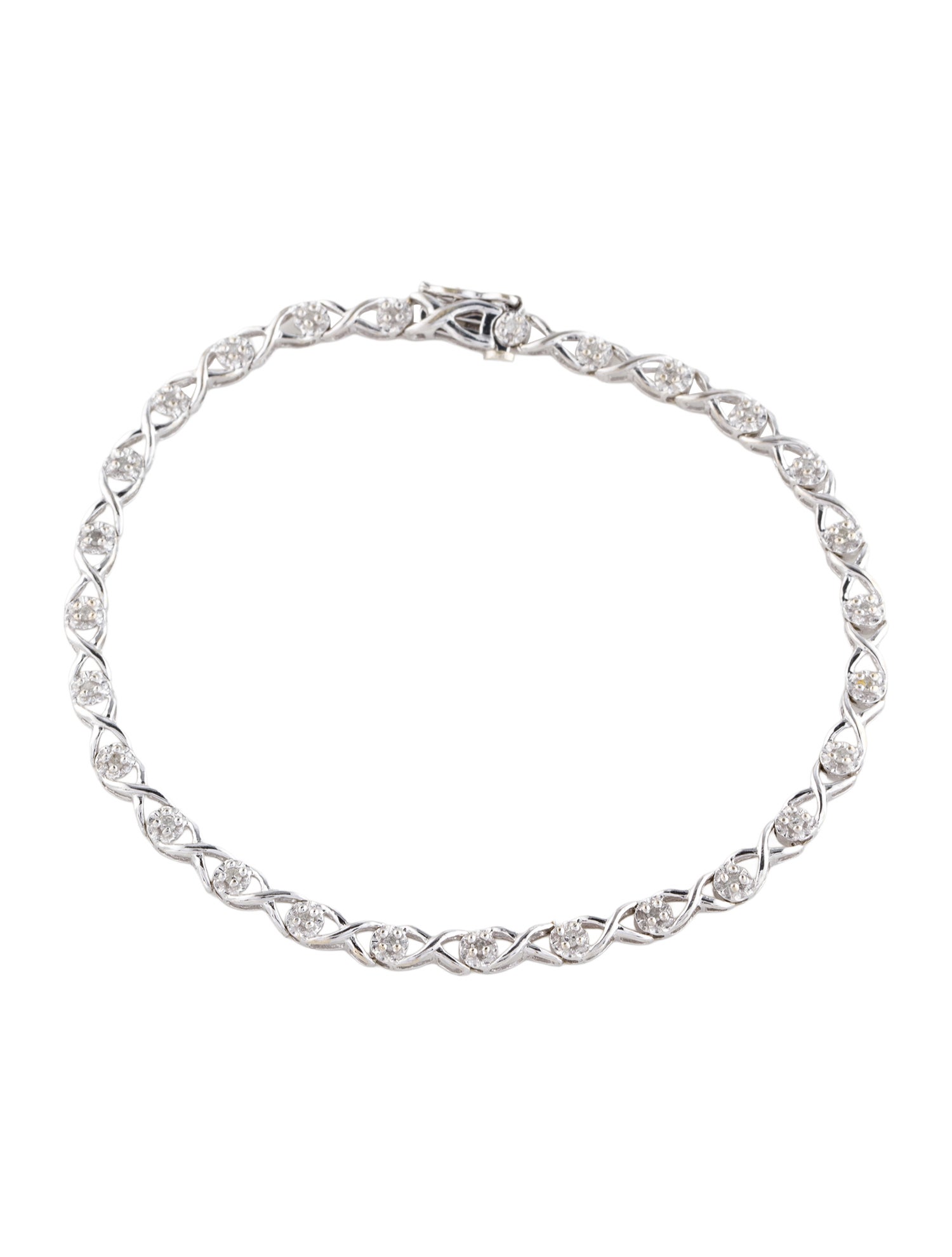 Bracelet 10K Diamond Link