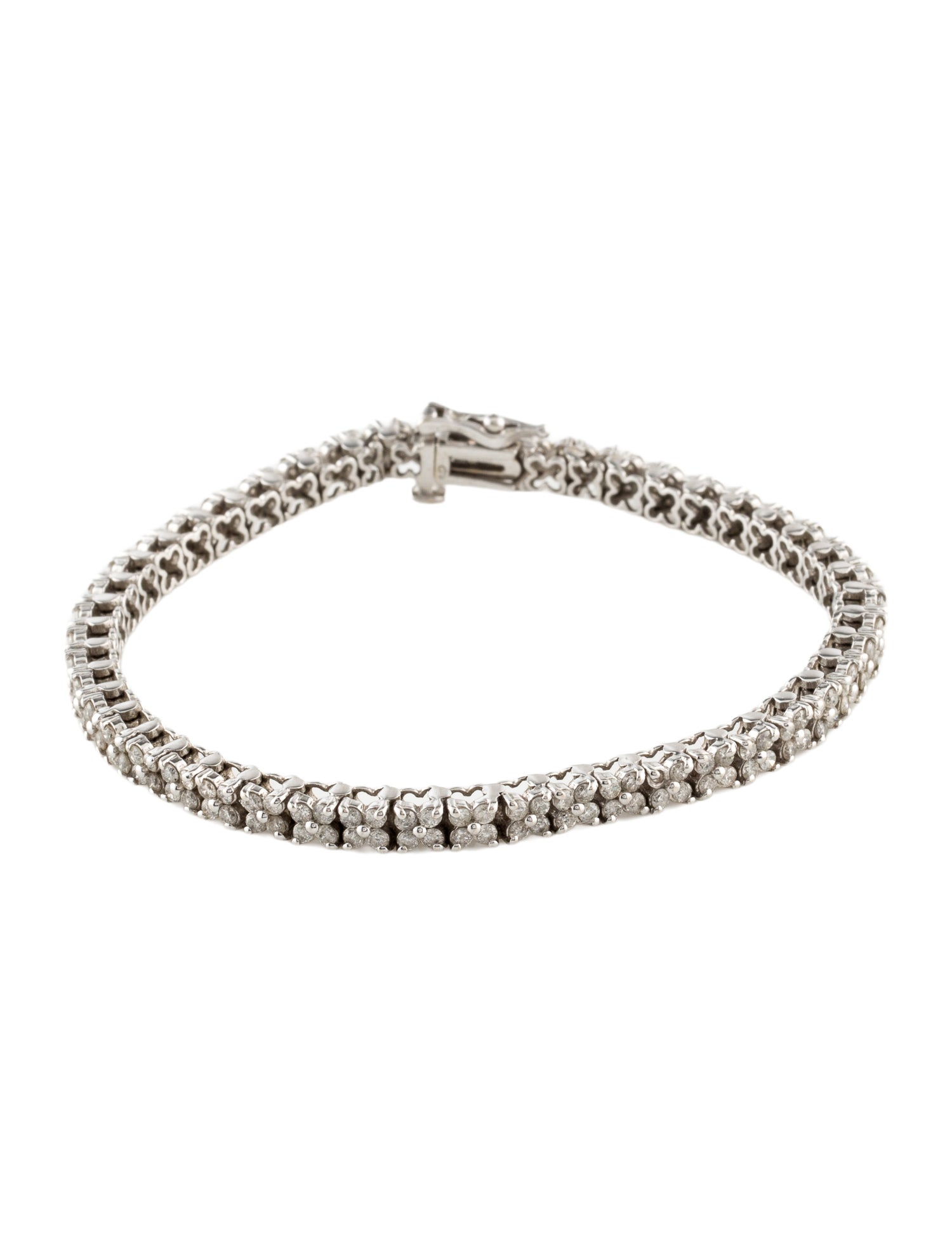 Bracelet 14K Diamond Link Bracelet