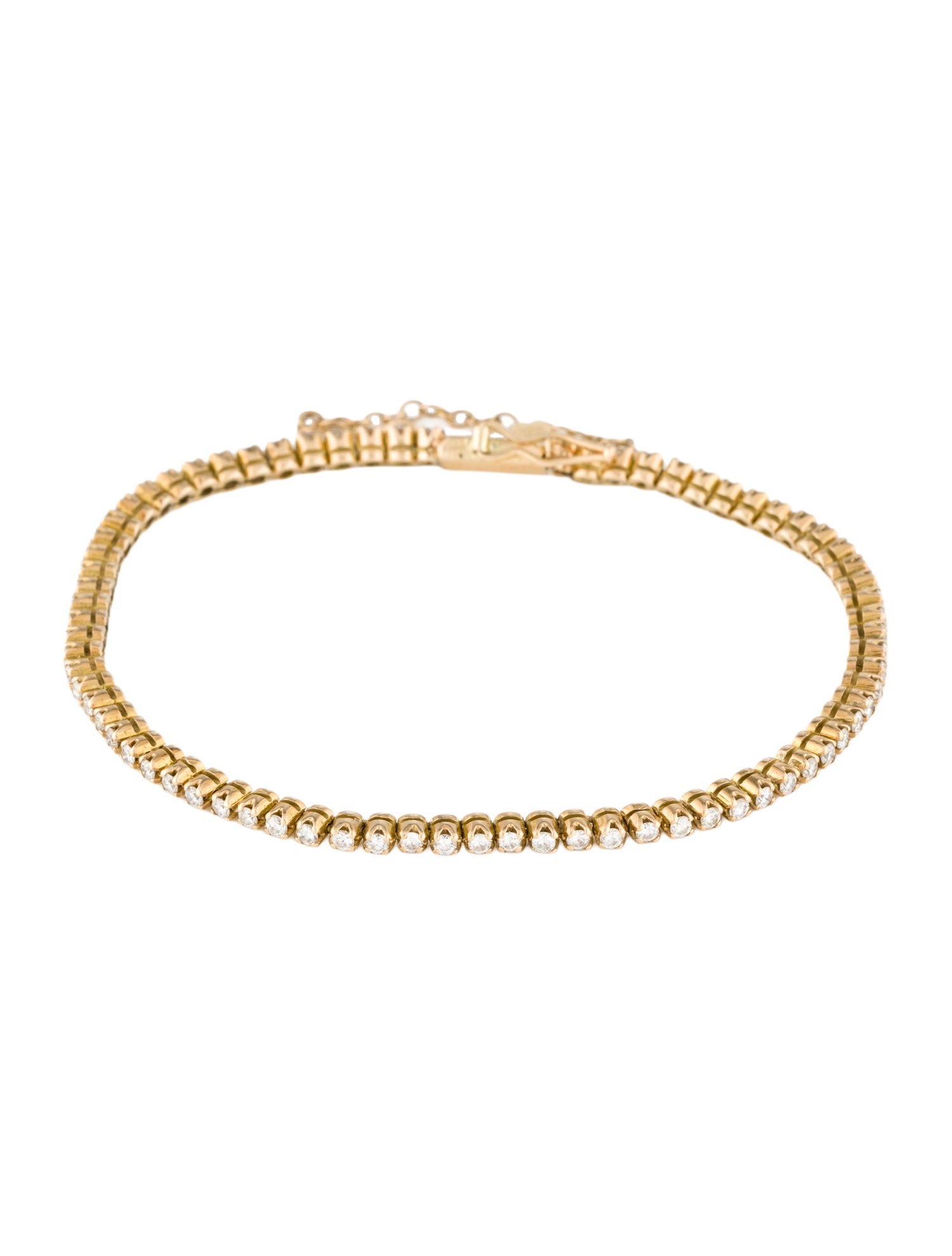 Bracelet 14K 1.11ctw Diamond Tennis