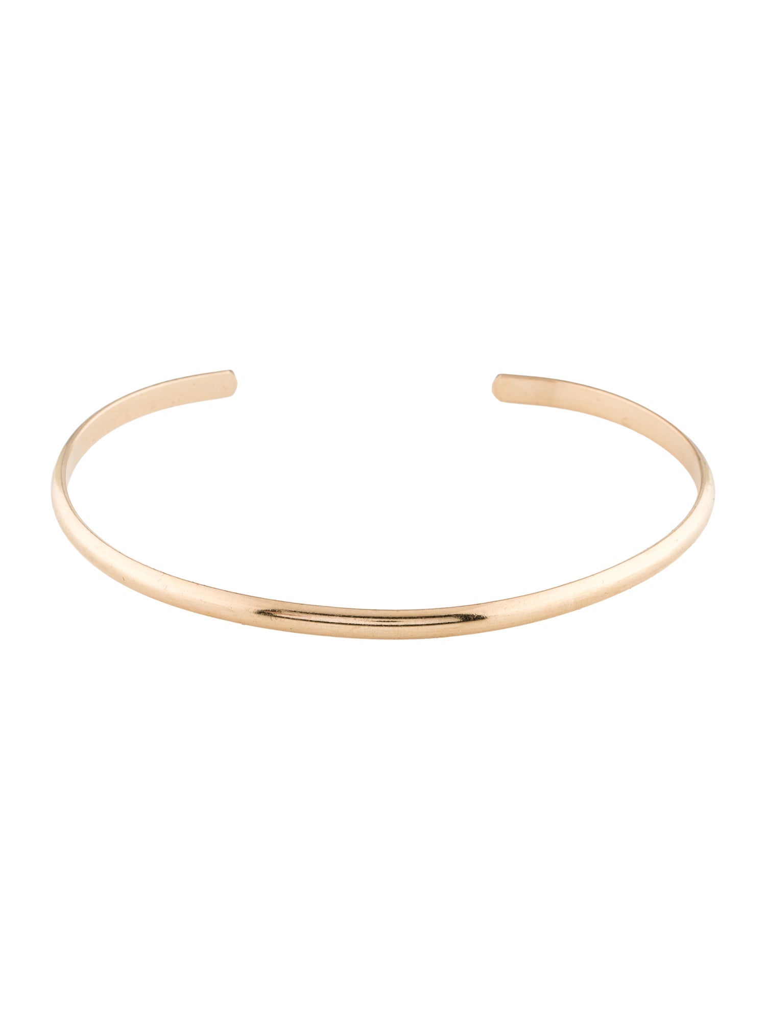 Bracelet 12K Thin Cuff Bracelet