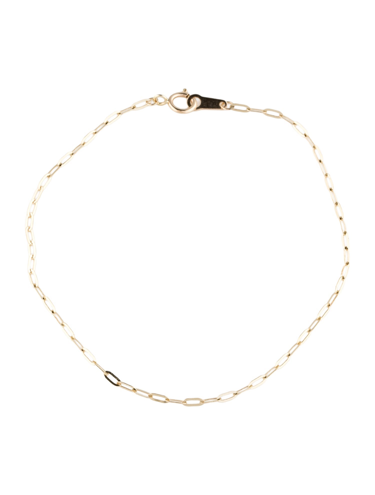 Bracelet 14K Paperclip Link