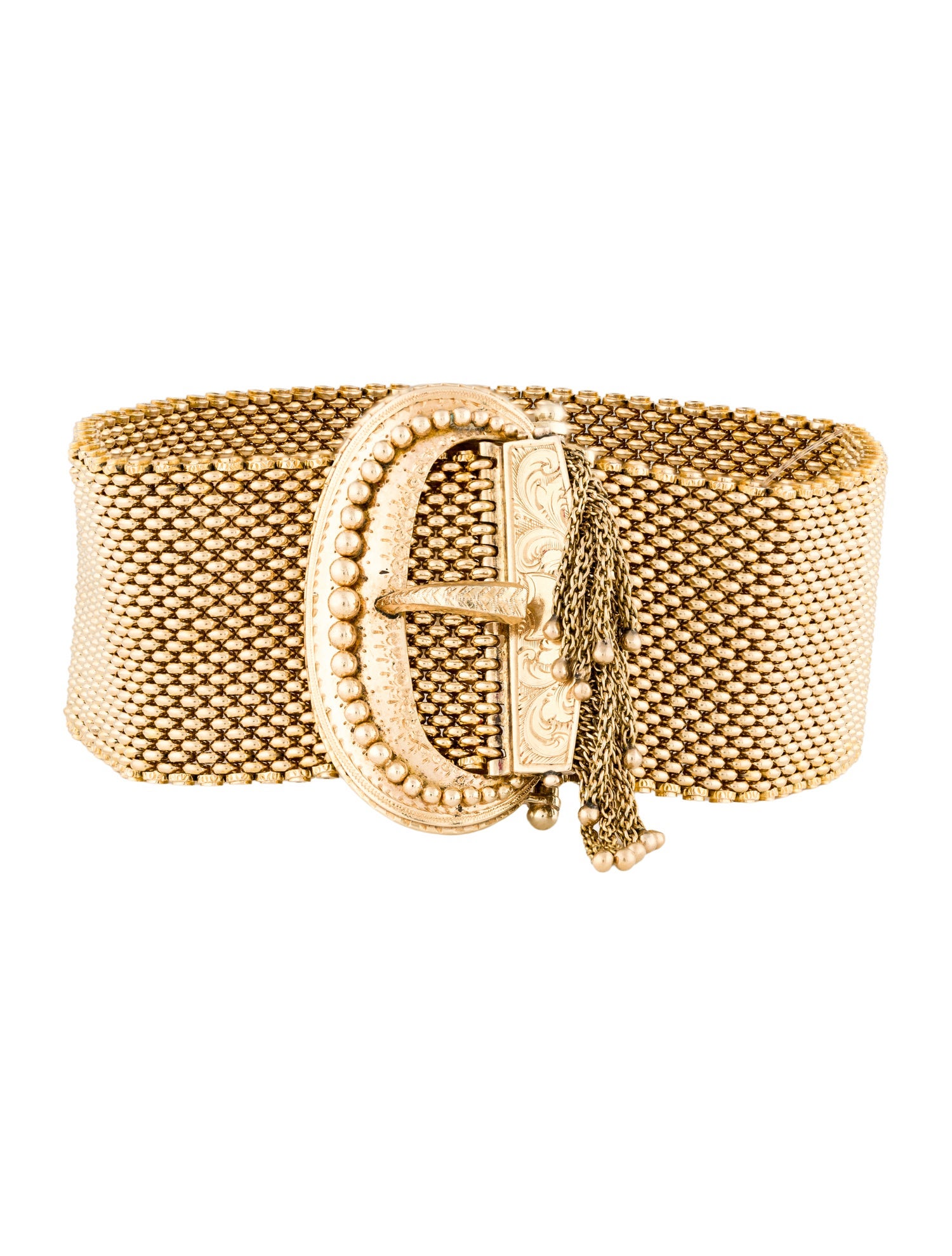 Bracelet Vintage 14K Buckle Link