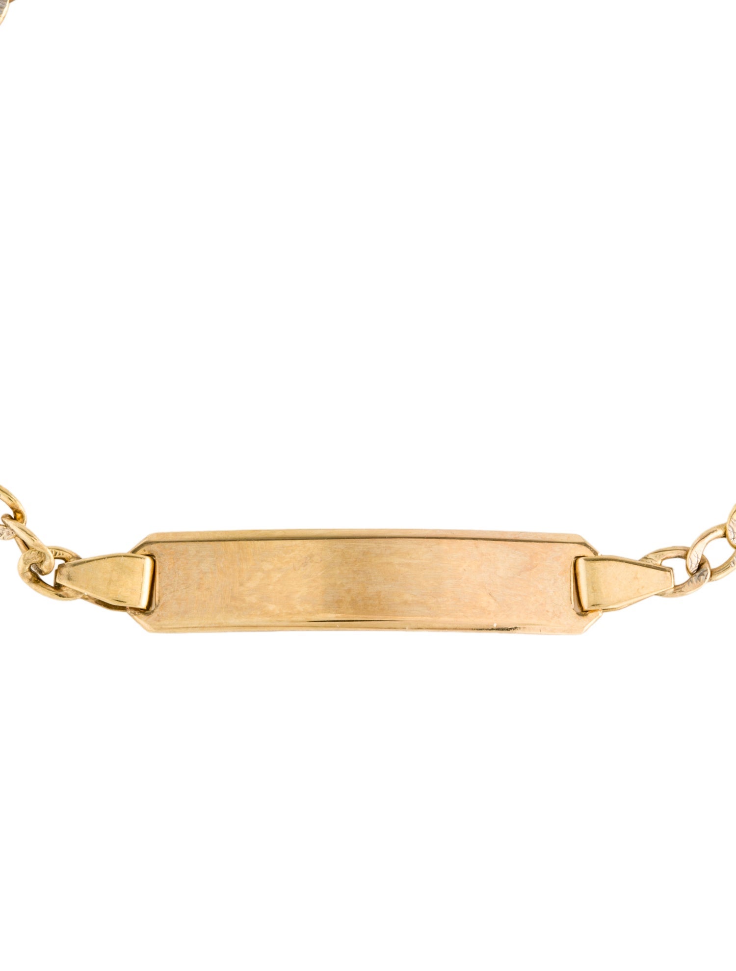 Bracelet 10K Curb Chain ID Link