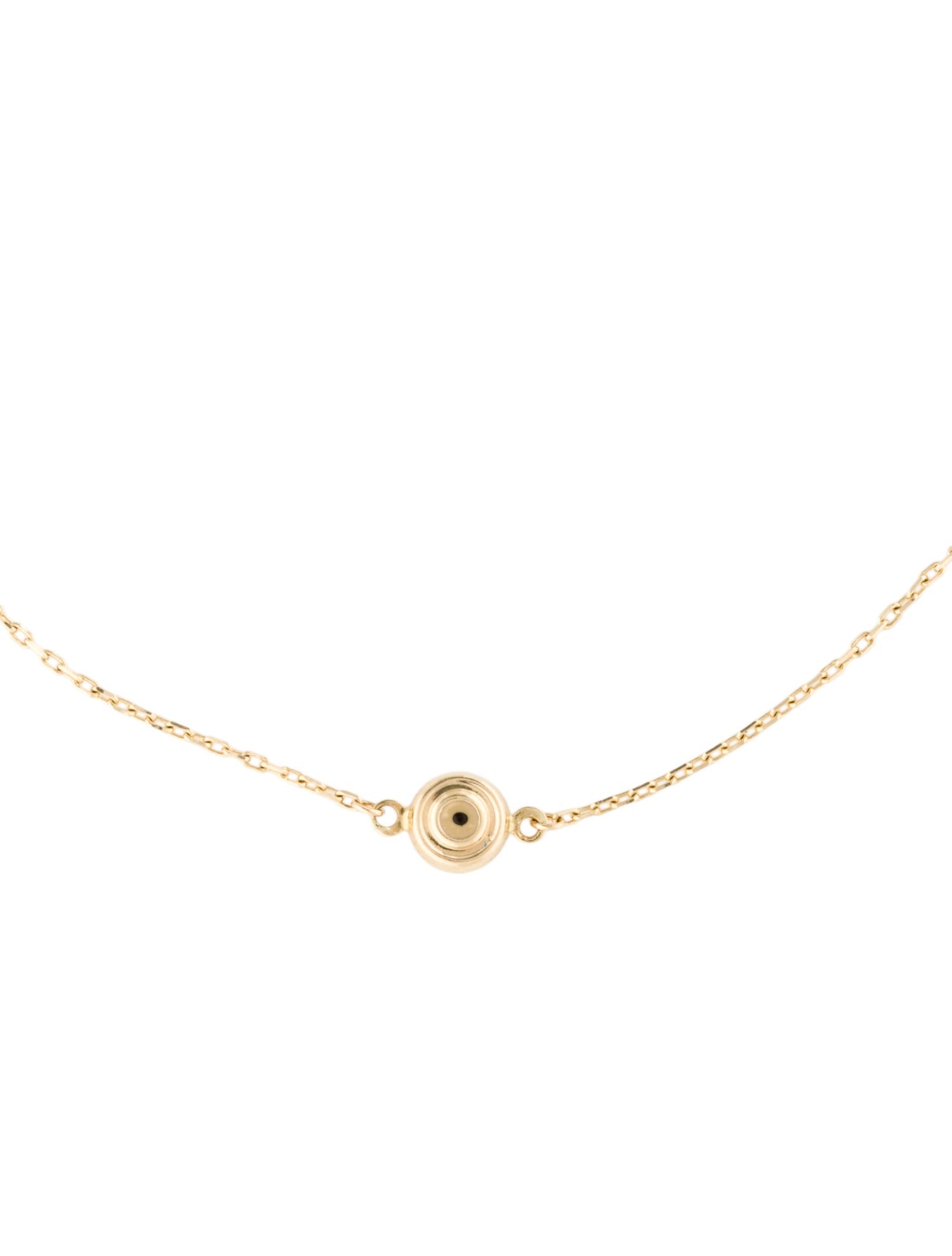 Bracelet 14K Evil Eye Charm