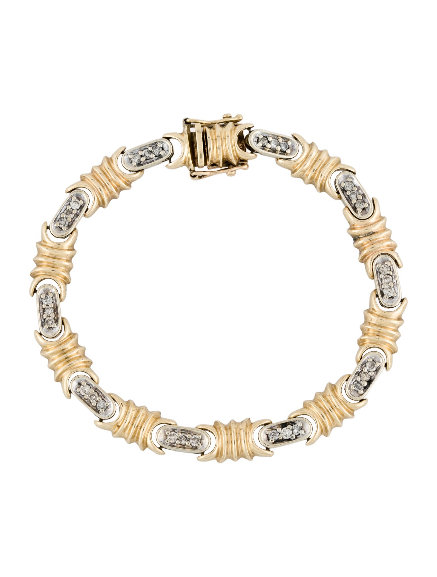 Bracelet 14K Diamond Link