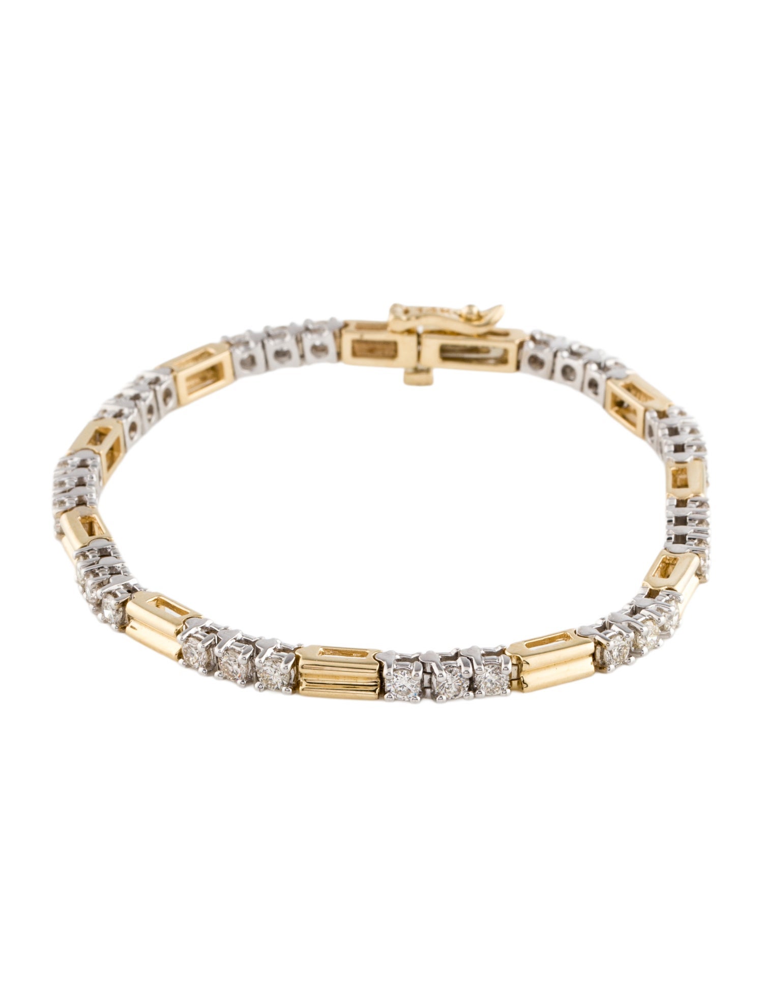 Bracelet 14K 2.25ctw Diamond Link