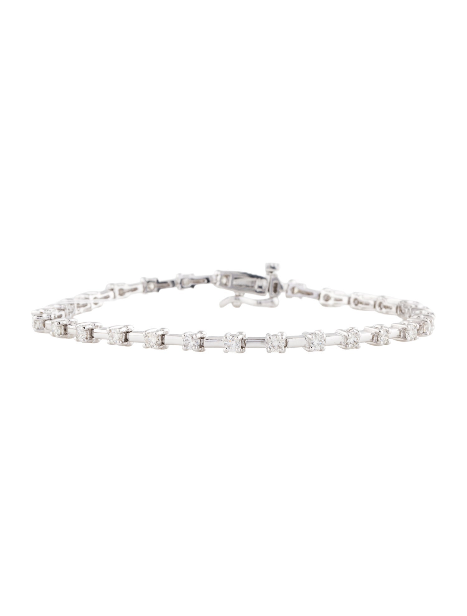 Bracelet 14K 1.70ctw Diamond Station