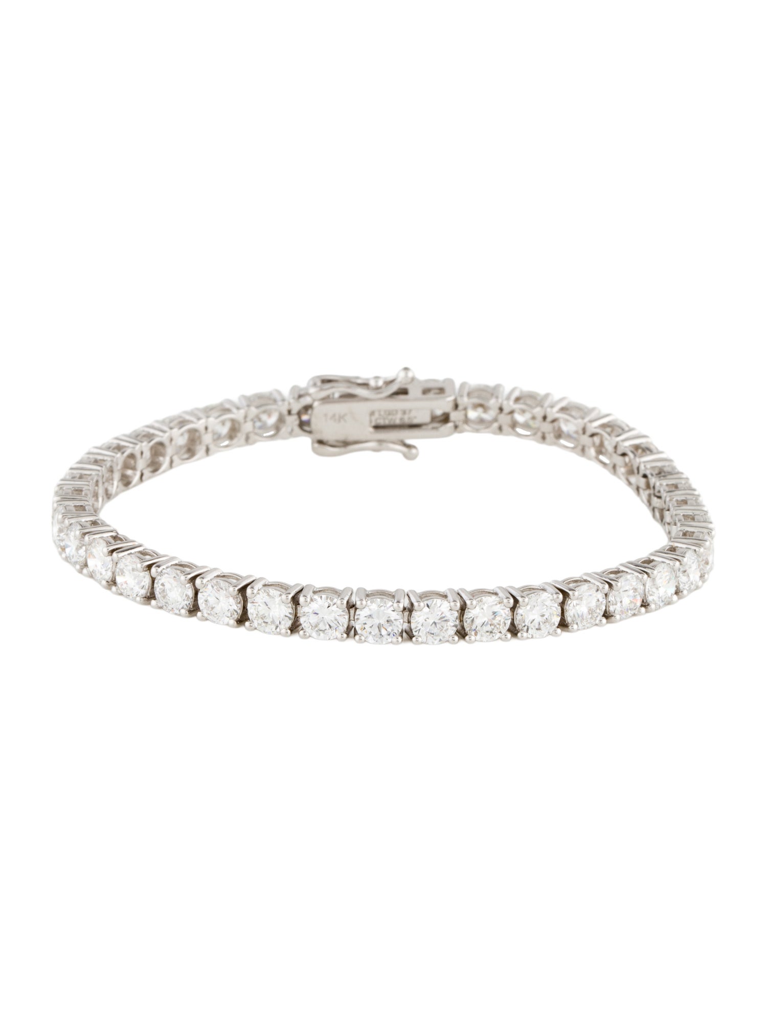 Bracelet 14K 10.00ctw Lab-Grown Diamond Tennis w/ Tags