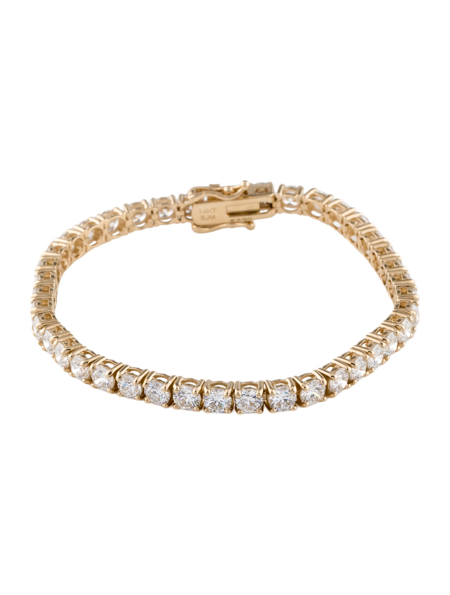Bracelet 14K 10.75ctw Lab-Grown Diamond Tennis Bracelet