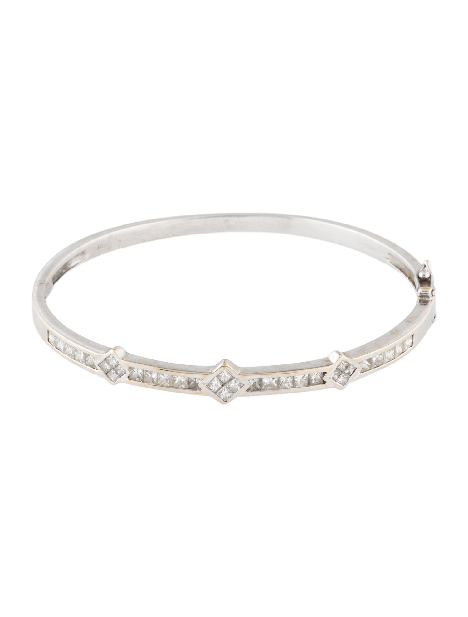 Bracelet 18K 1.18ctw Diamond Bangle Bracelet