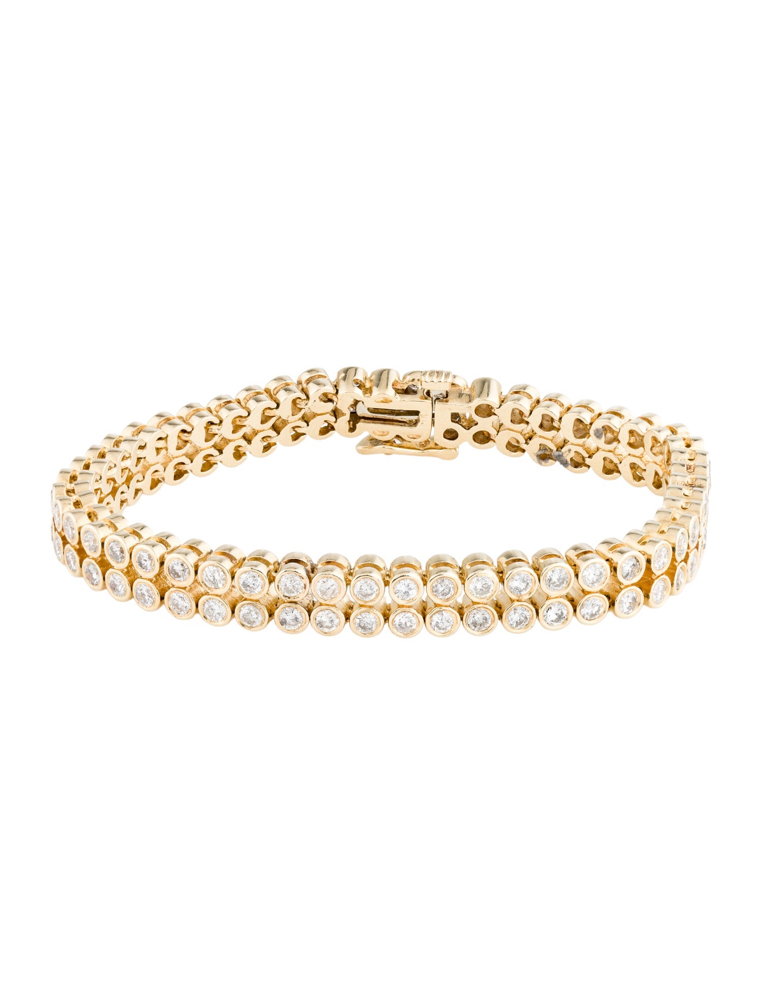 Bracelet 14K 4.50ctw Diamond Link Bracelet