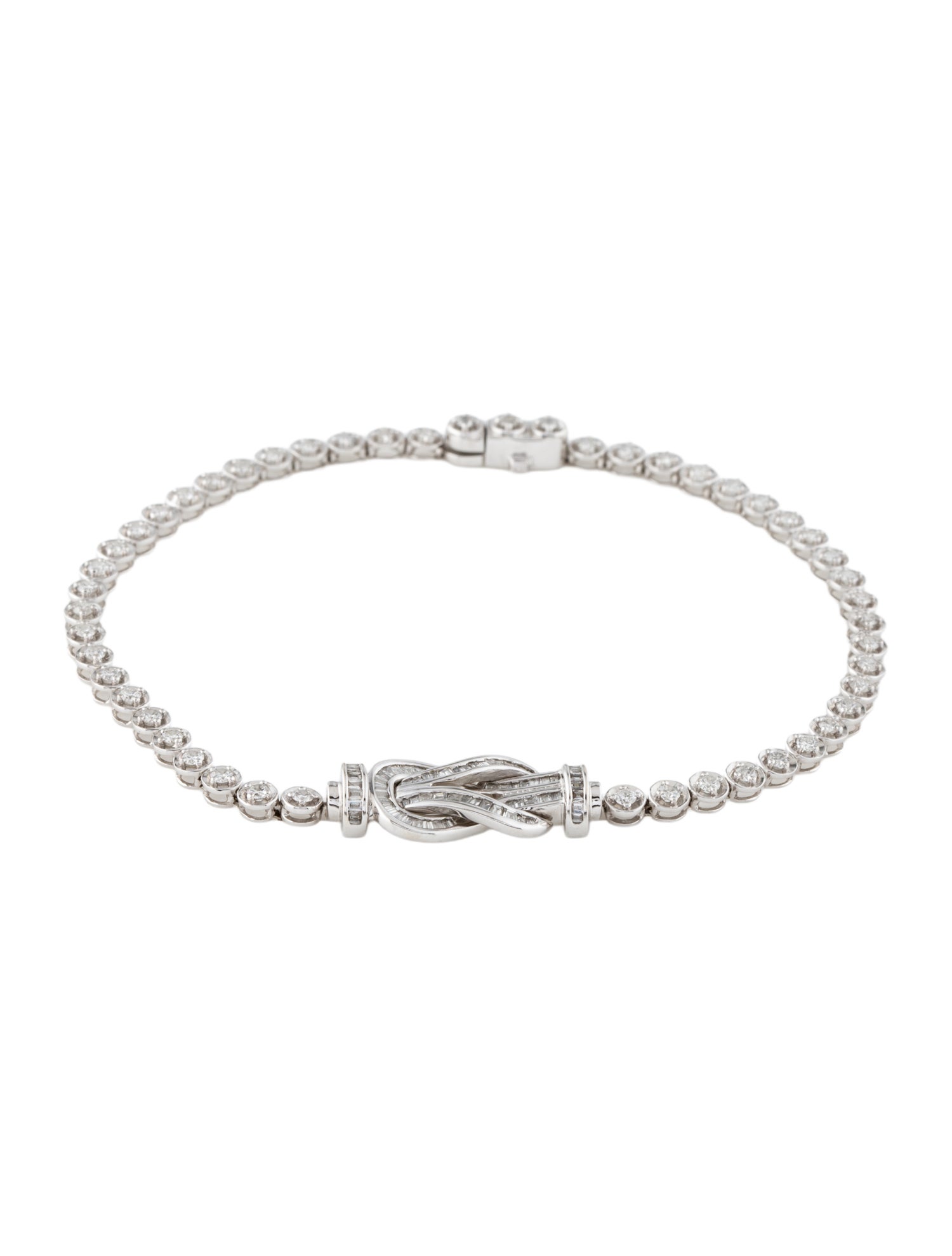 Bracelet 18K 1.00ctw Diamond Link