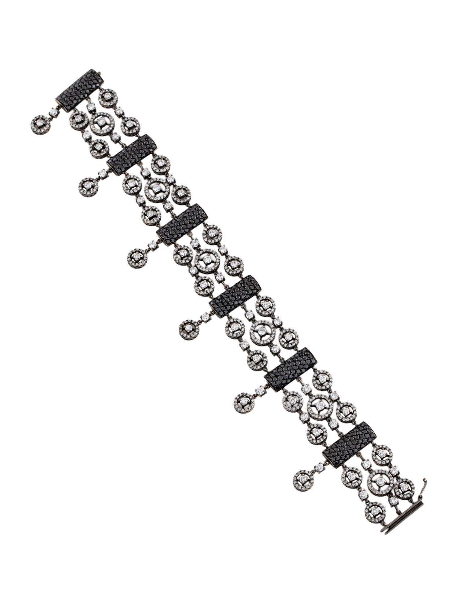 Bracelet 18K 11.33ctw Diamond Station