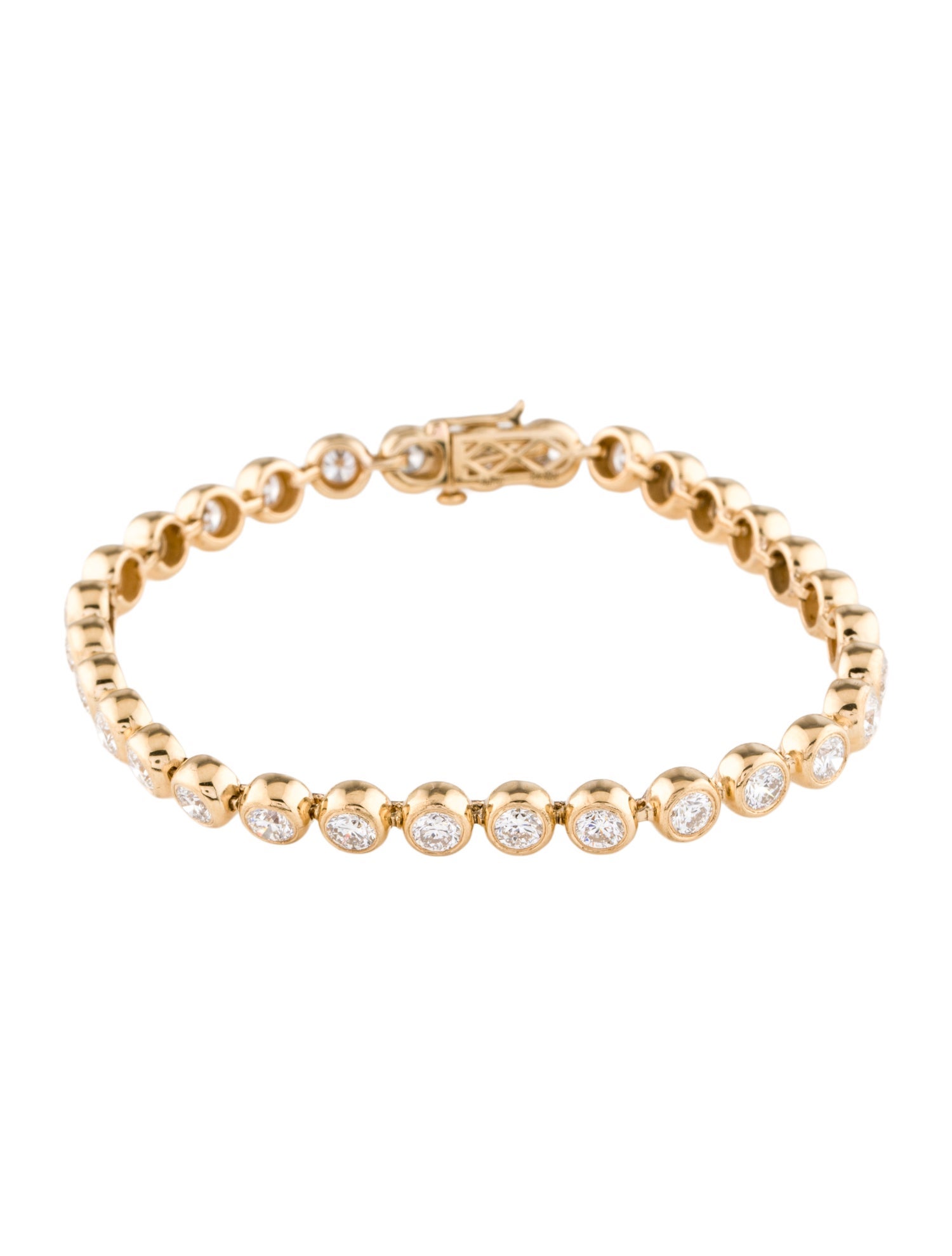 Bracelet 18K 4.52ctw Lab-Grown Diamond Tennis