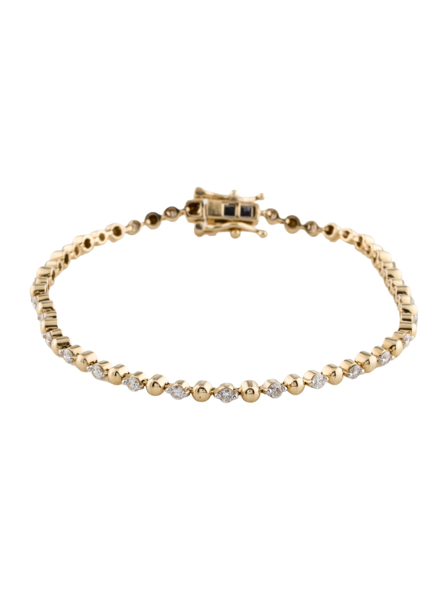 Bracelet 14K 1.00ctw Diamond Link Bracelet