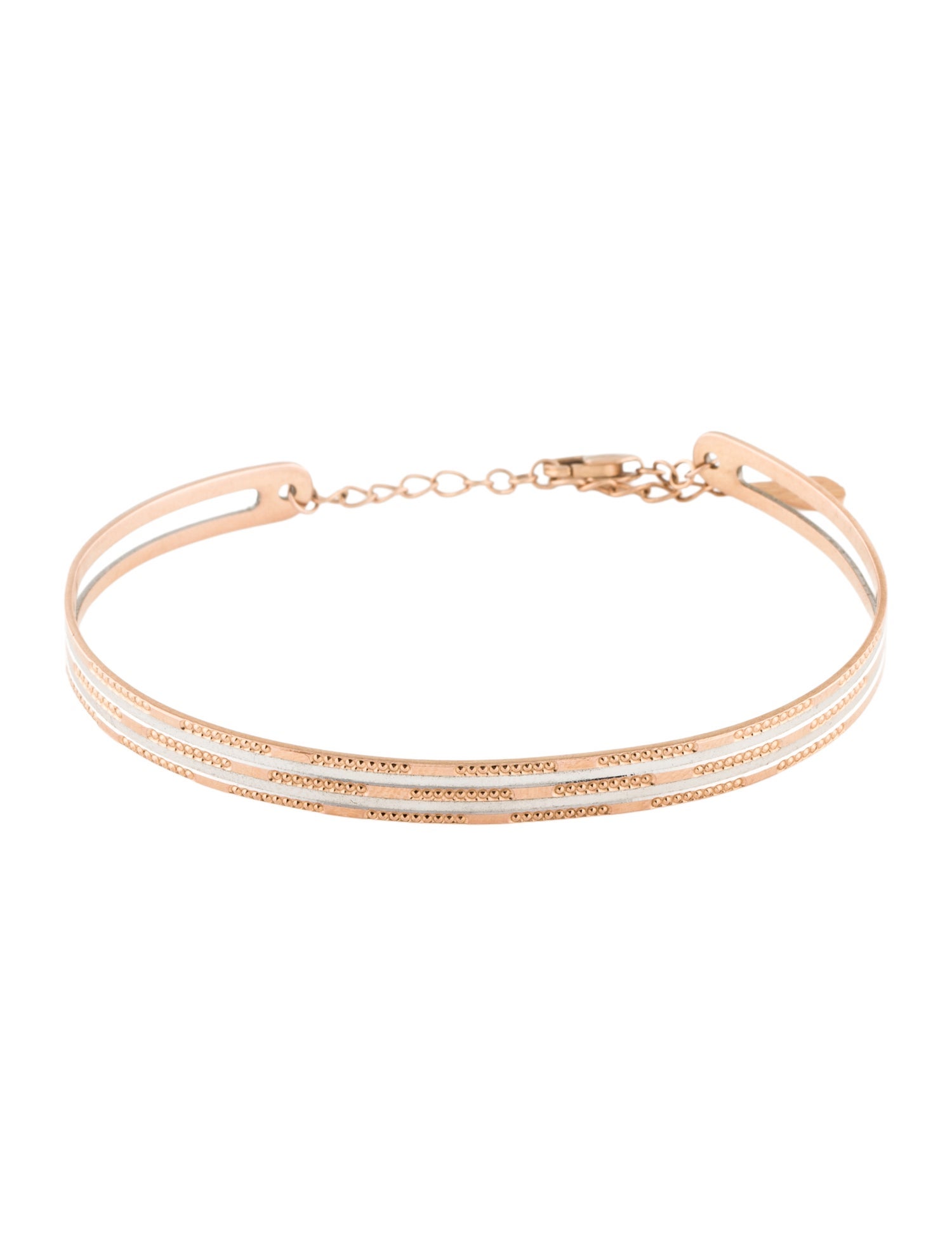 Bracelet 18K Two-Tone Bangle