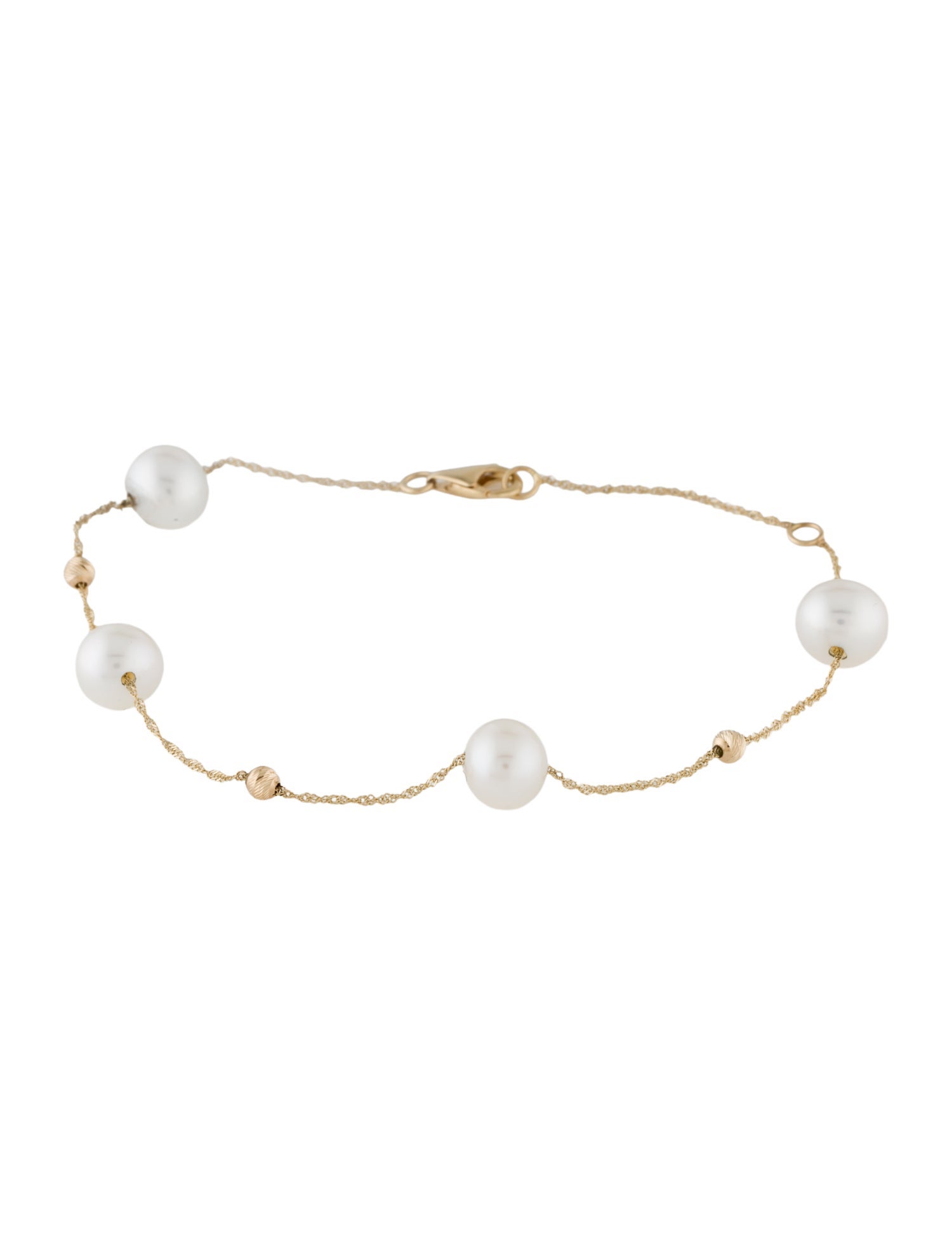 Bracelet 14K Pearl Station