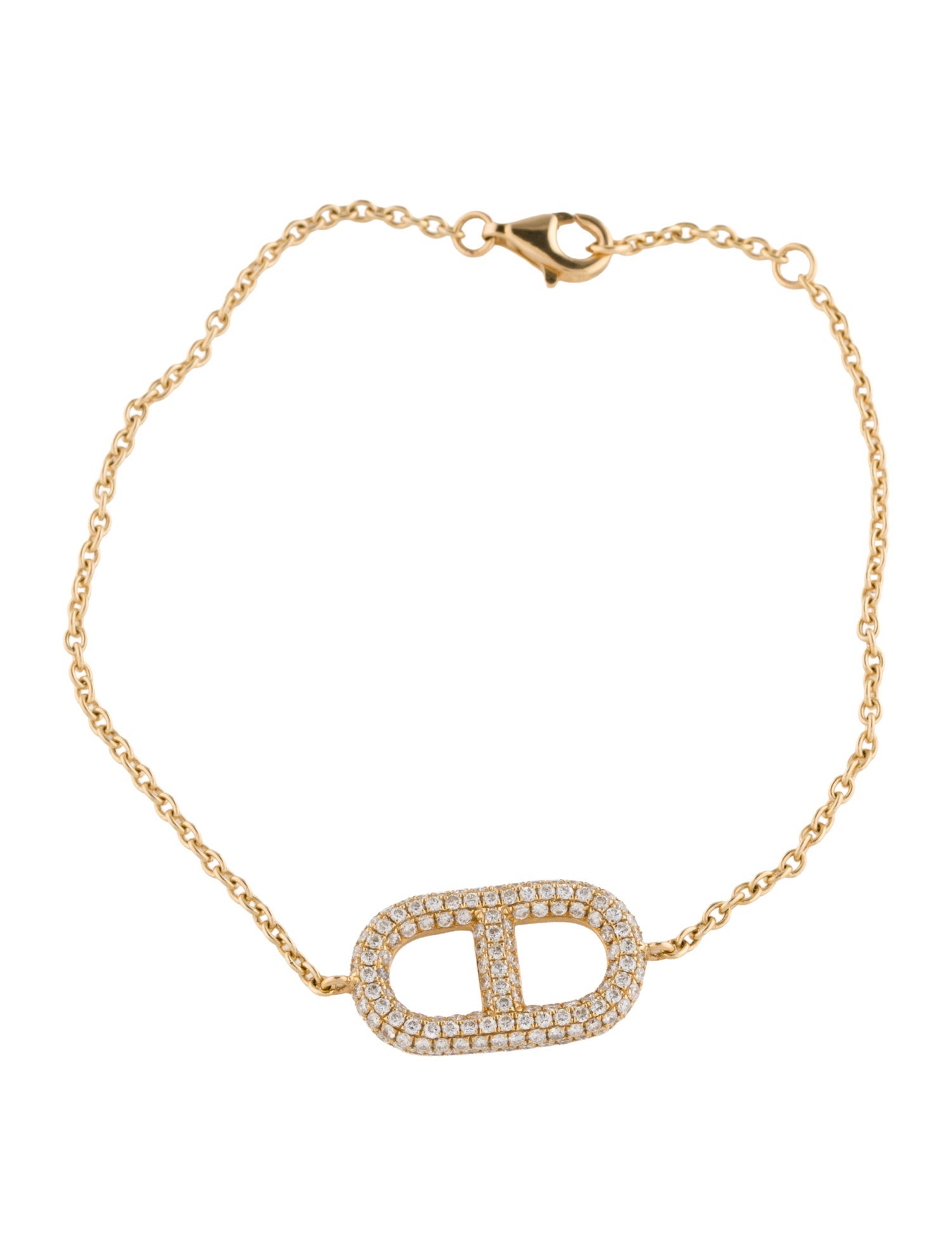 Bracelet 18K 1.00ctw Diamond Station Bracelet