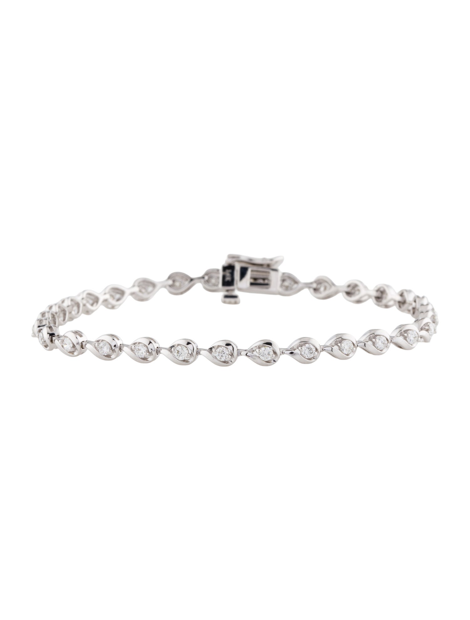 Bracelet 14K 1.05ctw Diamond Link Bracelet