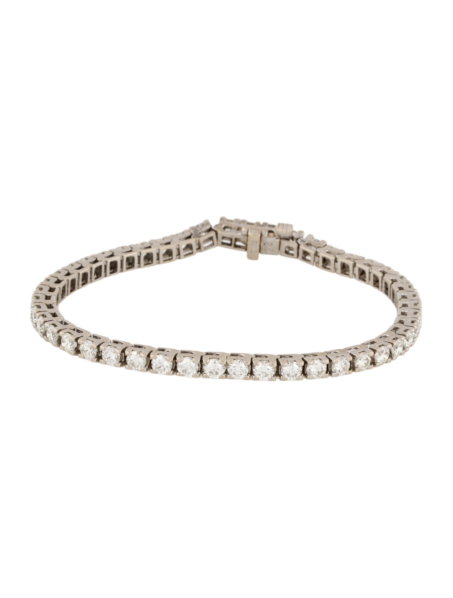 Bracelet 14K 6.9ctw Diamond Tennis